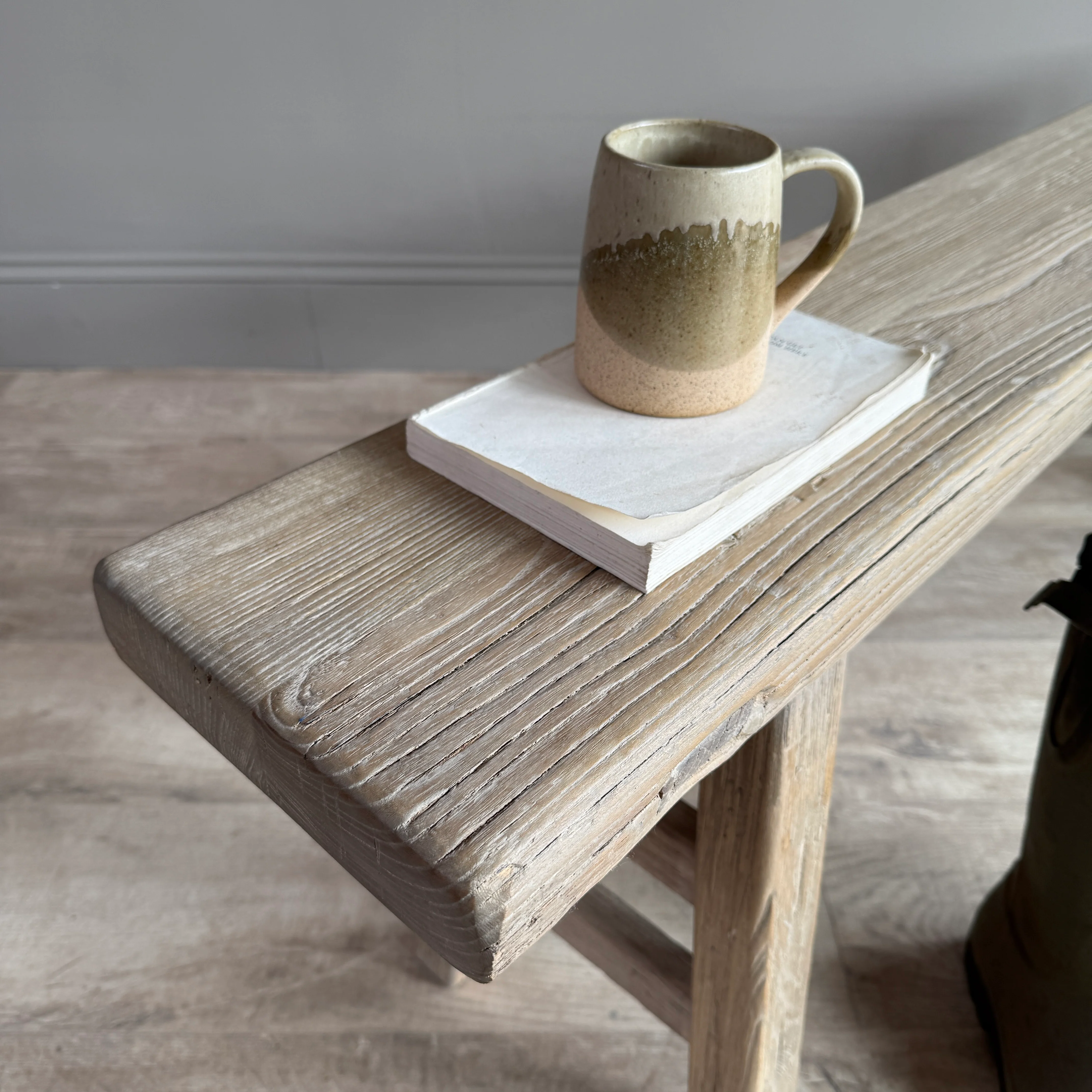 Reclaimed rustic Bench | Greenwich - Image 11