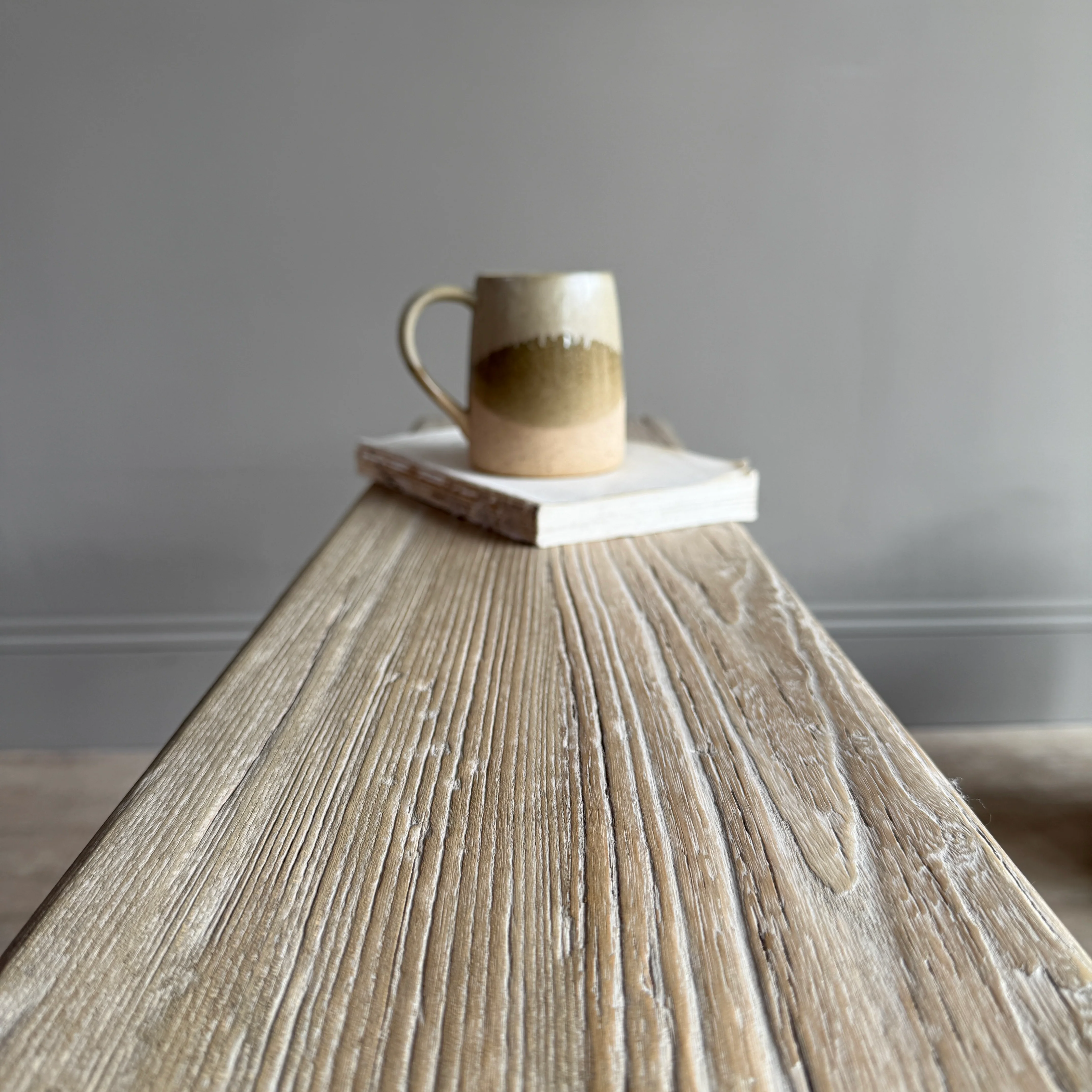 Reclaimed rustic Bench | Greenwich - Image 3