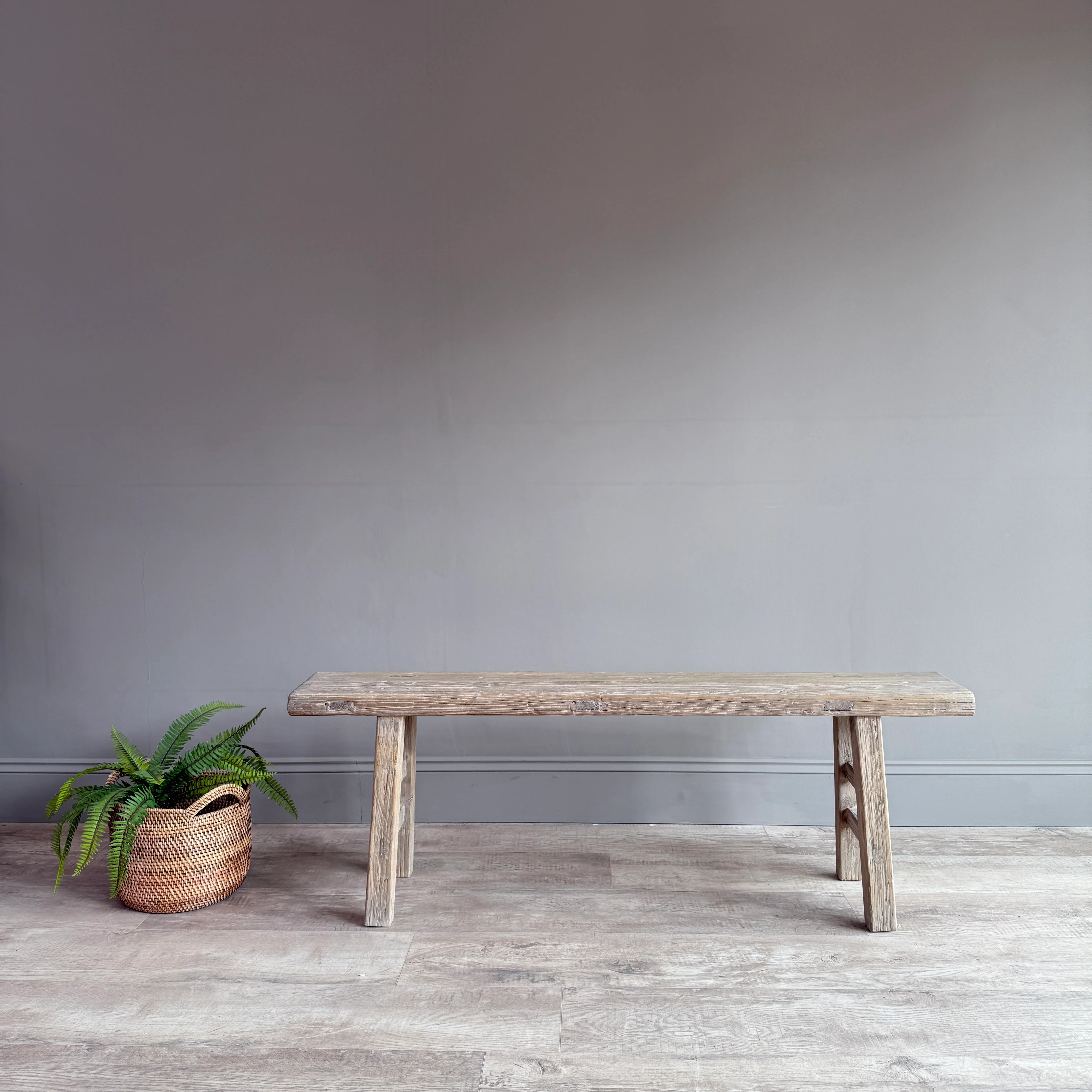 Reclaimed rustic Bench | Greenwich - Image 4