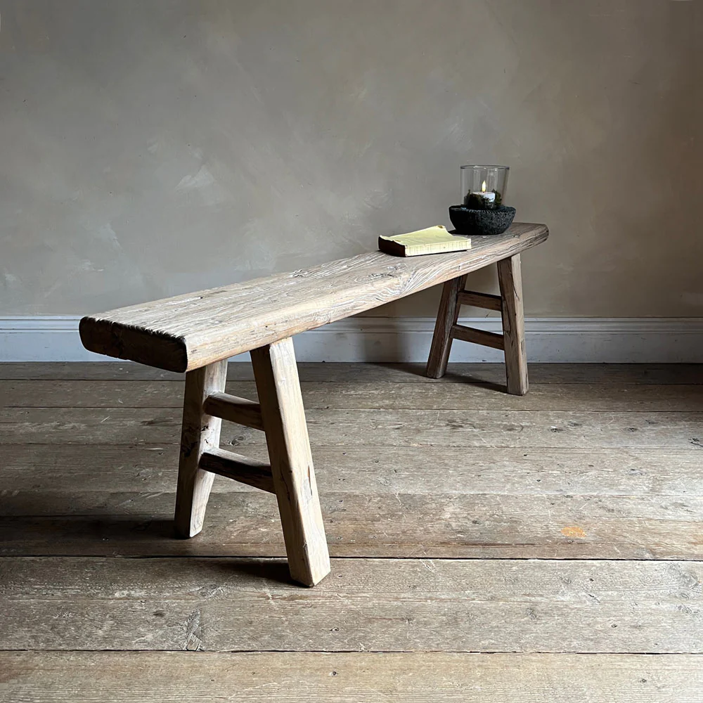 Reclaimed rustic Bench | Greenwich - Image 9