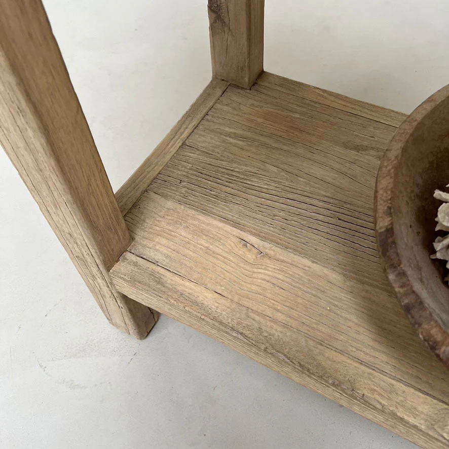 Reclaimed rustic console table | Bosbury - Image 7
