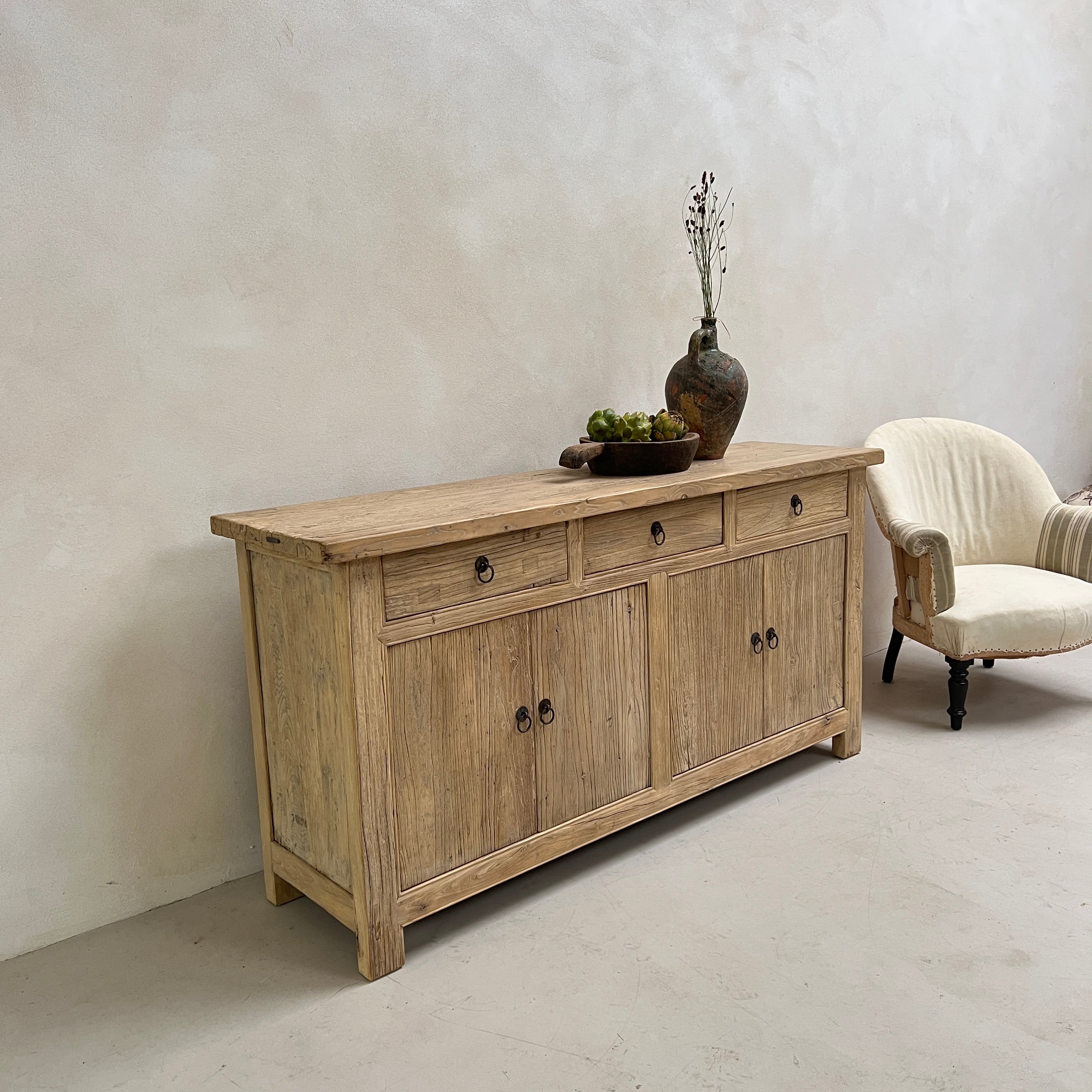 Reclaimed Rustic Elm Sideboard Ashton - Image 2