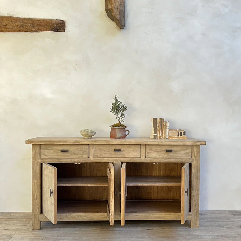 Reclaimed Rustic Elm Sideboard Ashton - Image 7