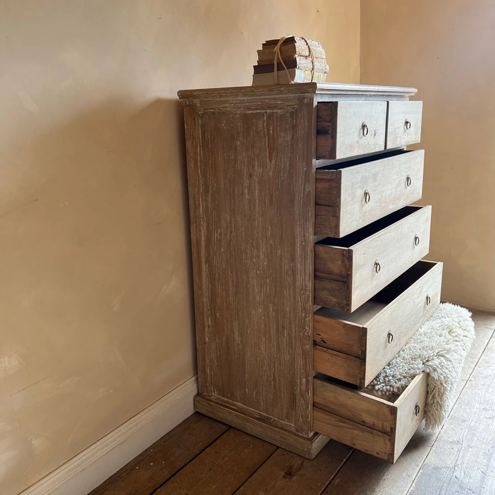 Reclaimed tallboy drawers Marissa - Image 3