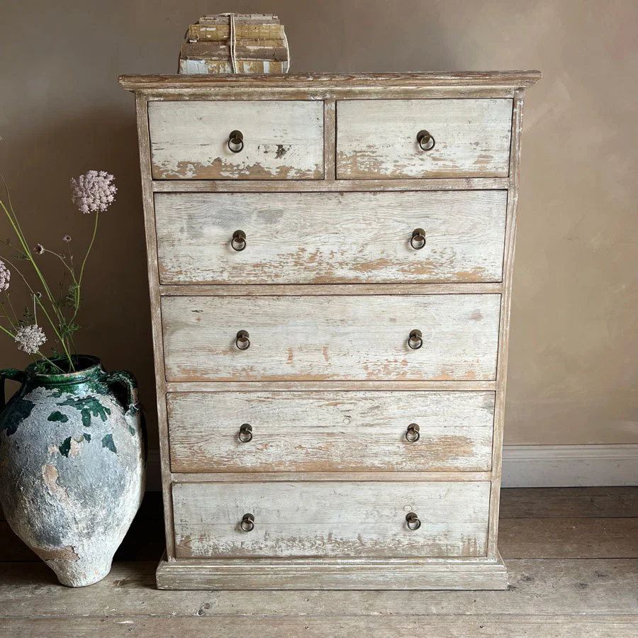 Reclaimed tallboy drawers Marissa - Image 6