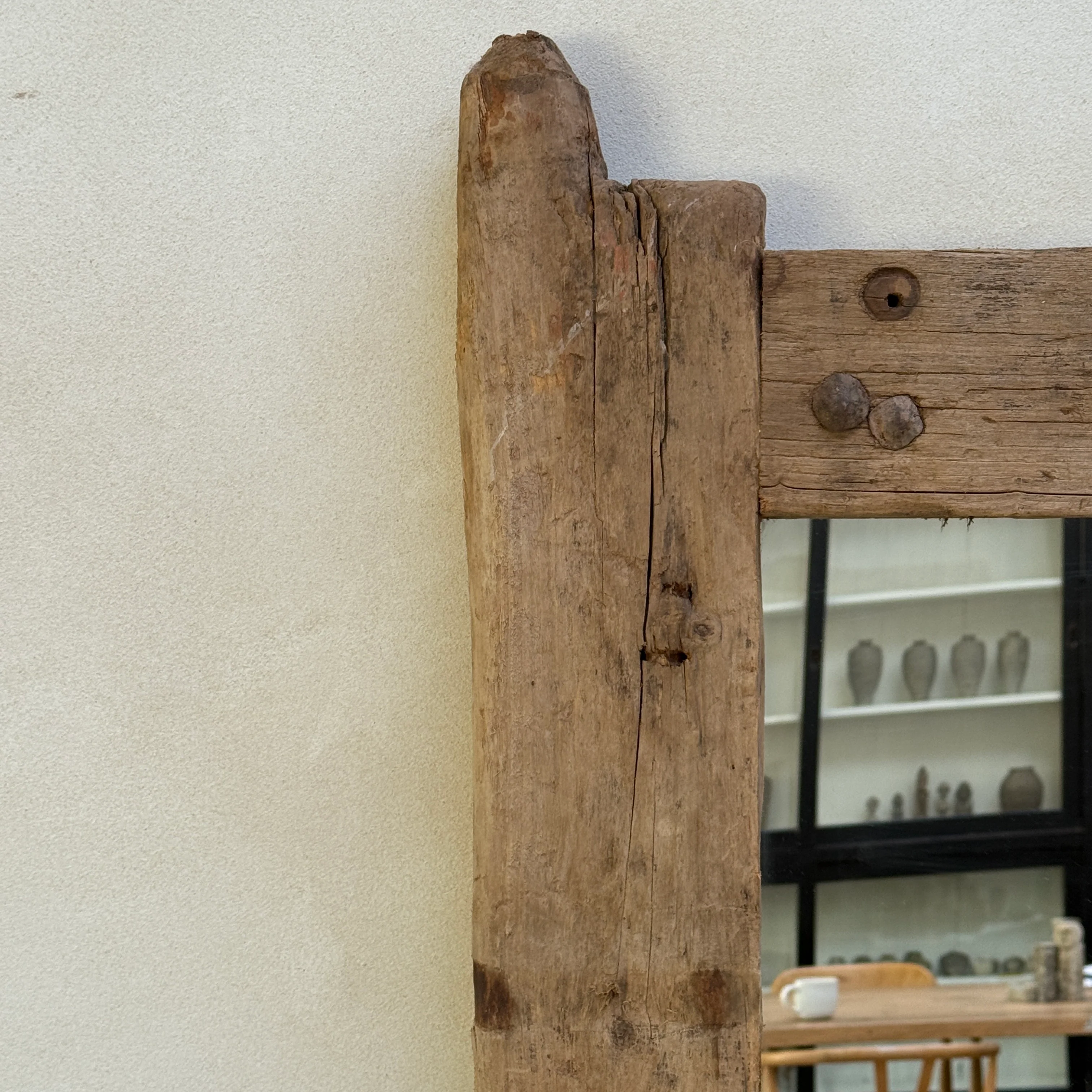 Reclaimed timber mirror | Willow - Image 3