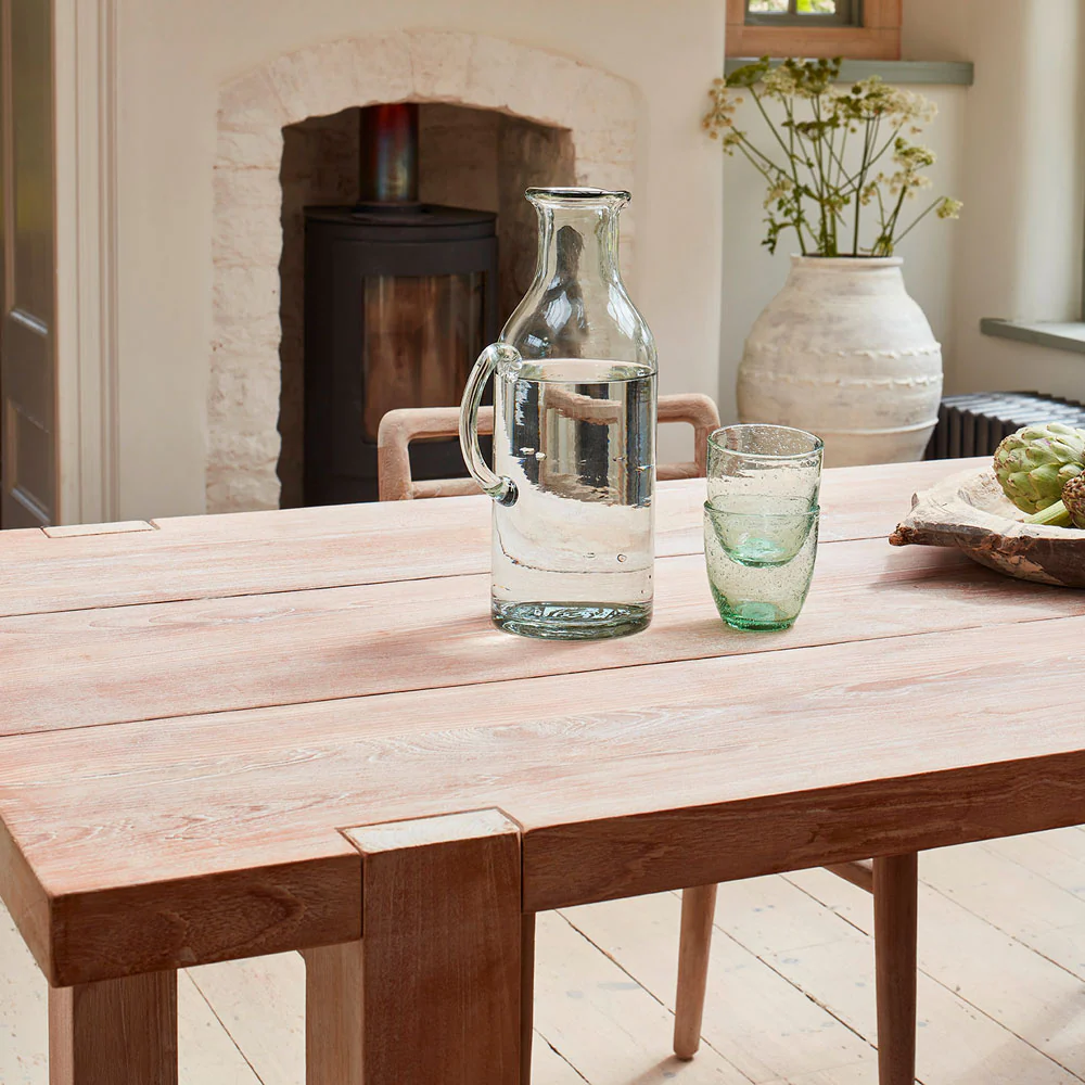 Reclaimed wood garden dining table - Image 8