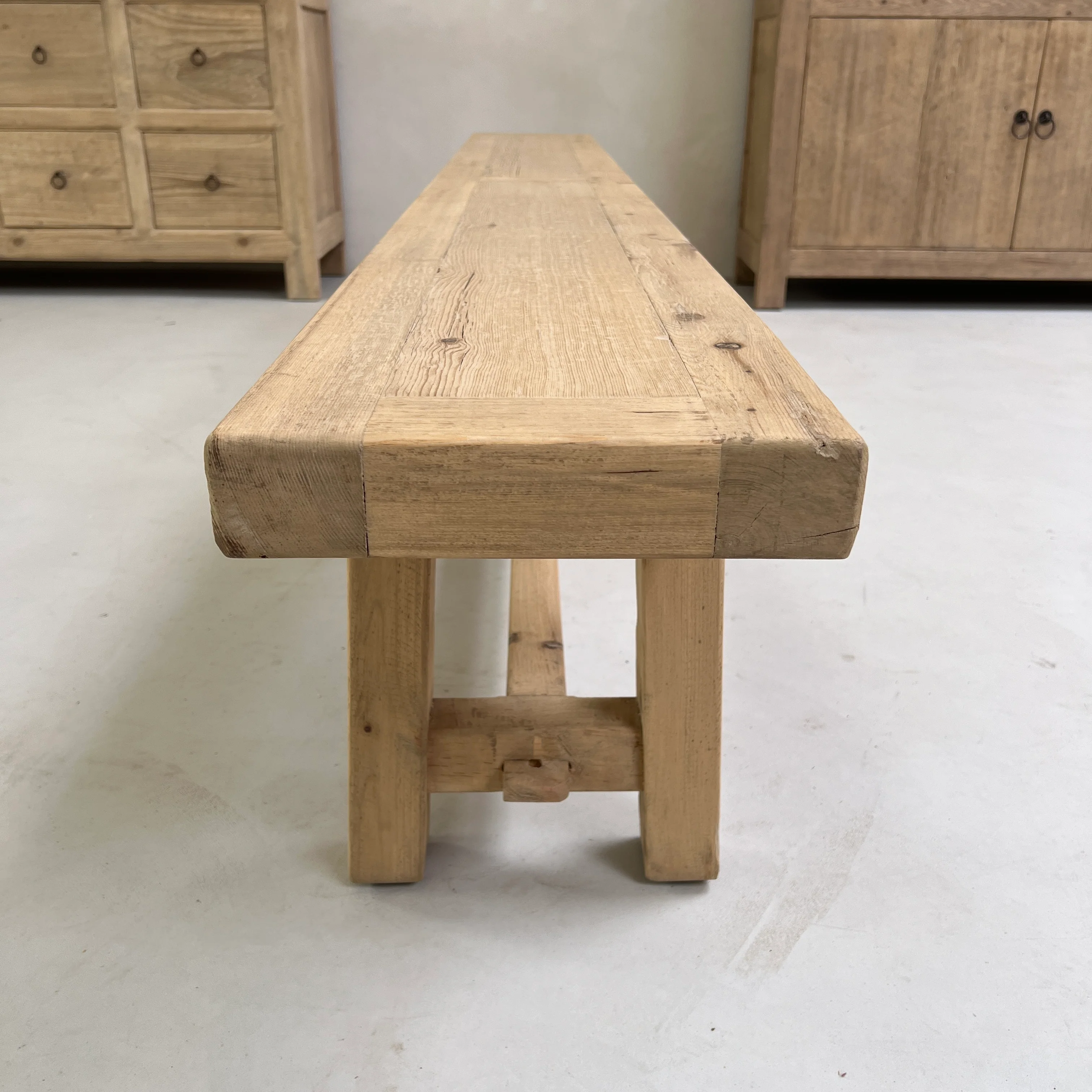Reclaimed Wood Cotswolds / Refectory Bench - Image 11