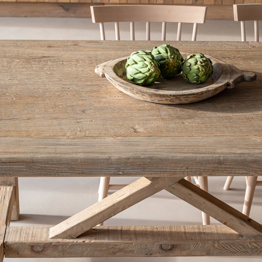 Reclaimed Wood Refectory Table - Image 10