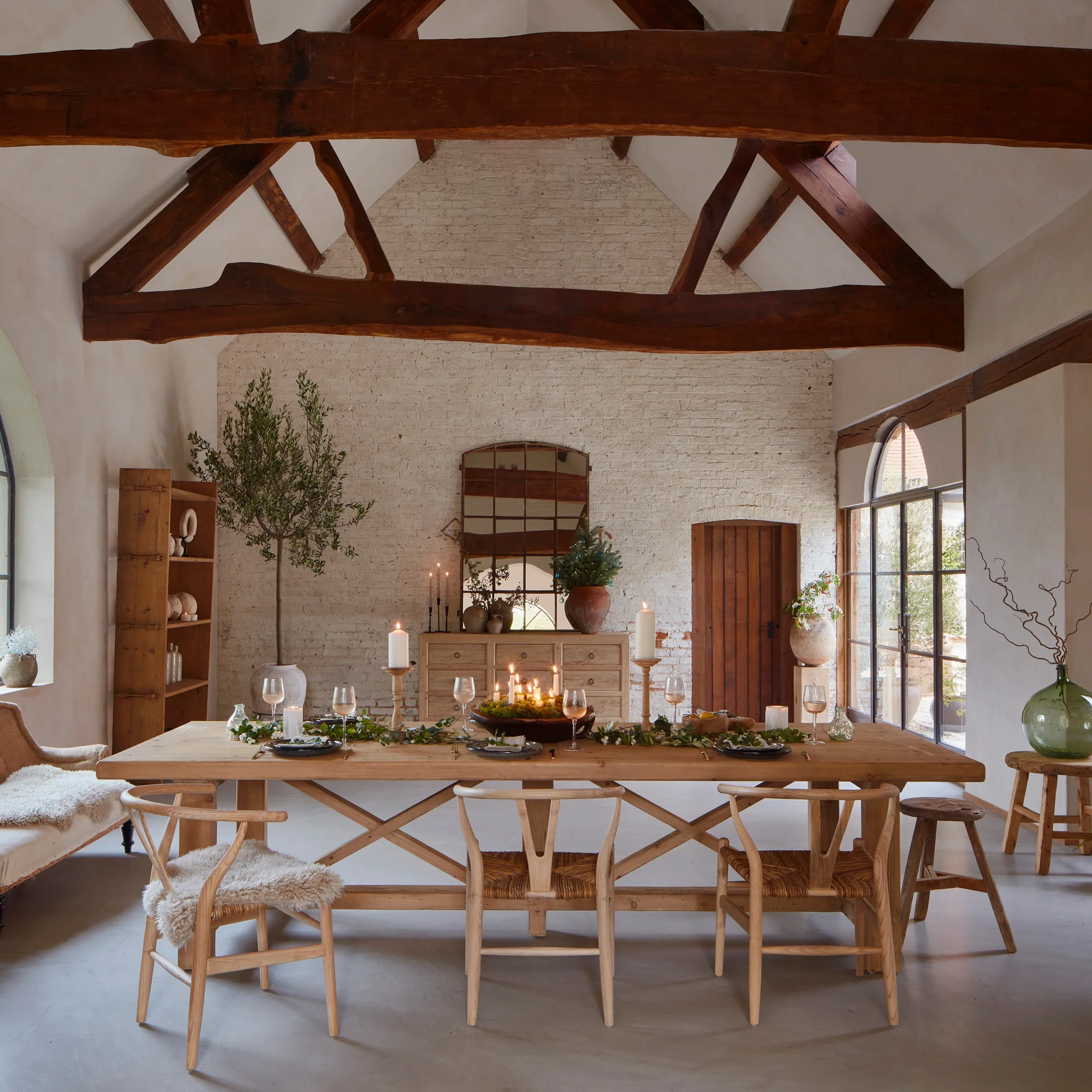 Reclaimed Wood Refectory Table - Image 11