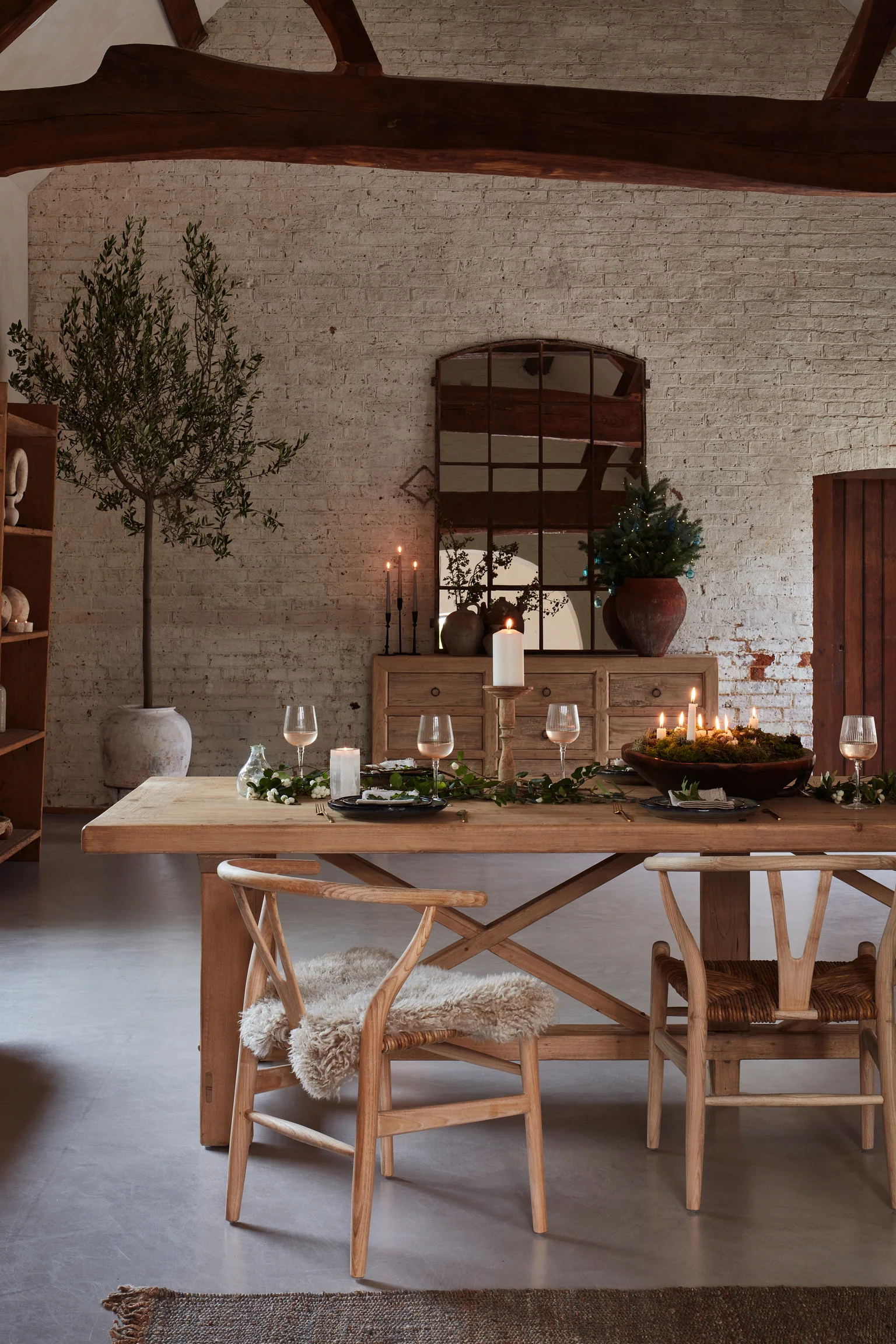 Reclaimed Wood Refectory Table - Image 12
