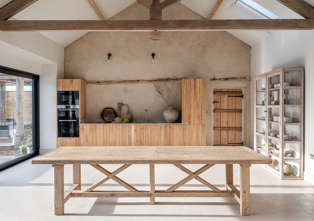 Reclaimed Wood Refectory Table - Image 5