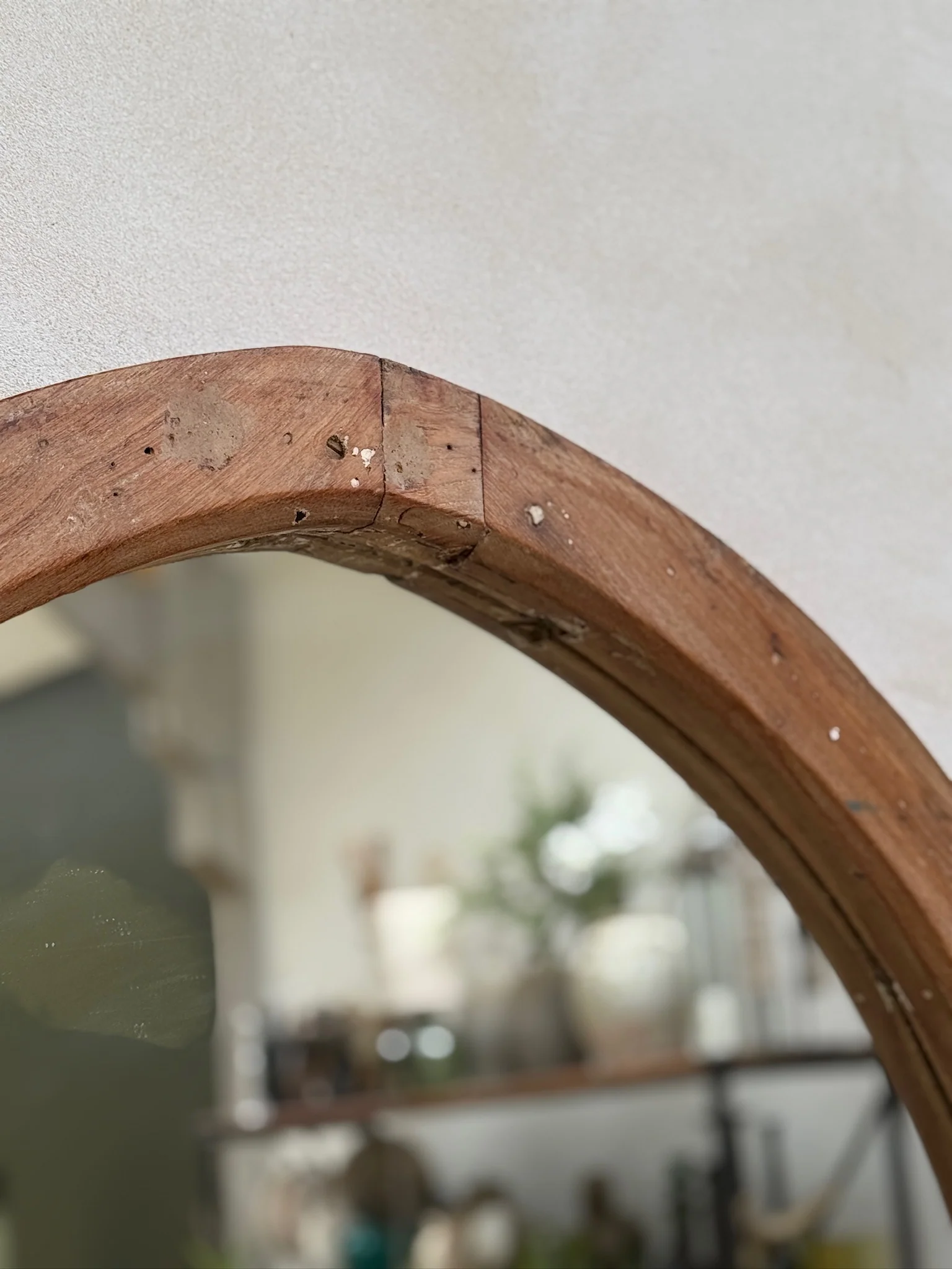 Reclaimed Wooden Arched Wall Mirror | Zoya - Image 5