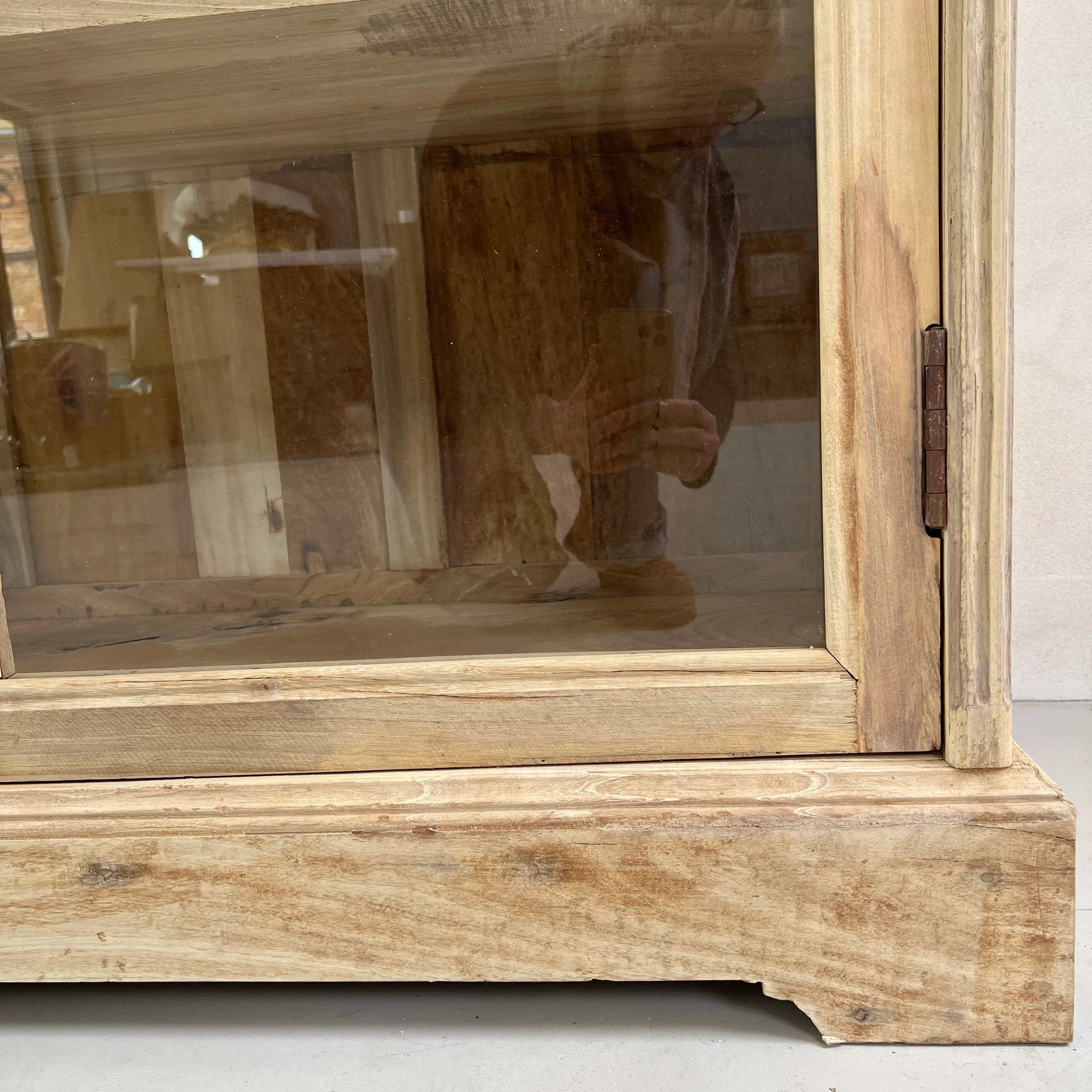 Reclaimed Wooden Glazed Cabinet | Sedilia - Image 12