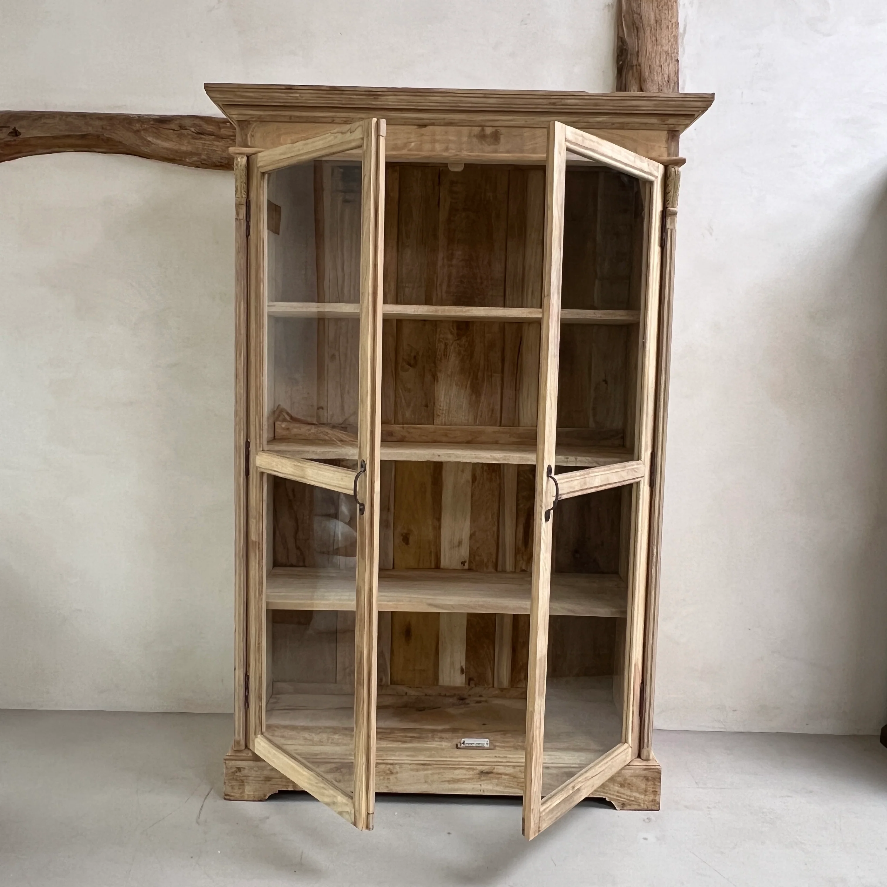Reclaimed Wooden Glazed Cabinet | Sedilia - Image 3