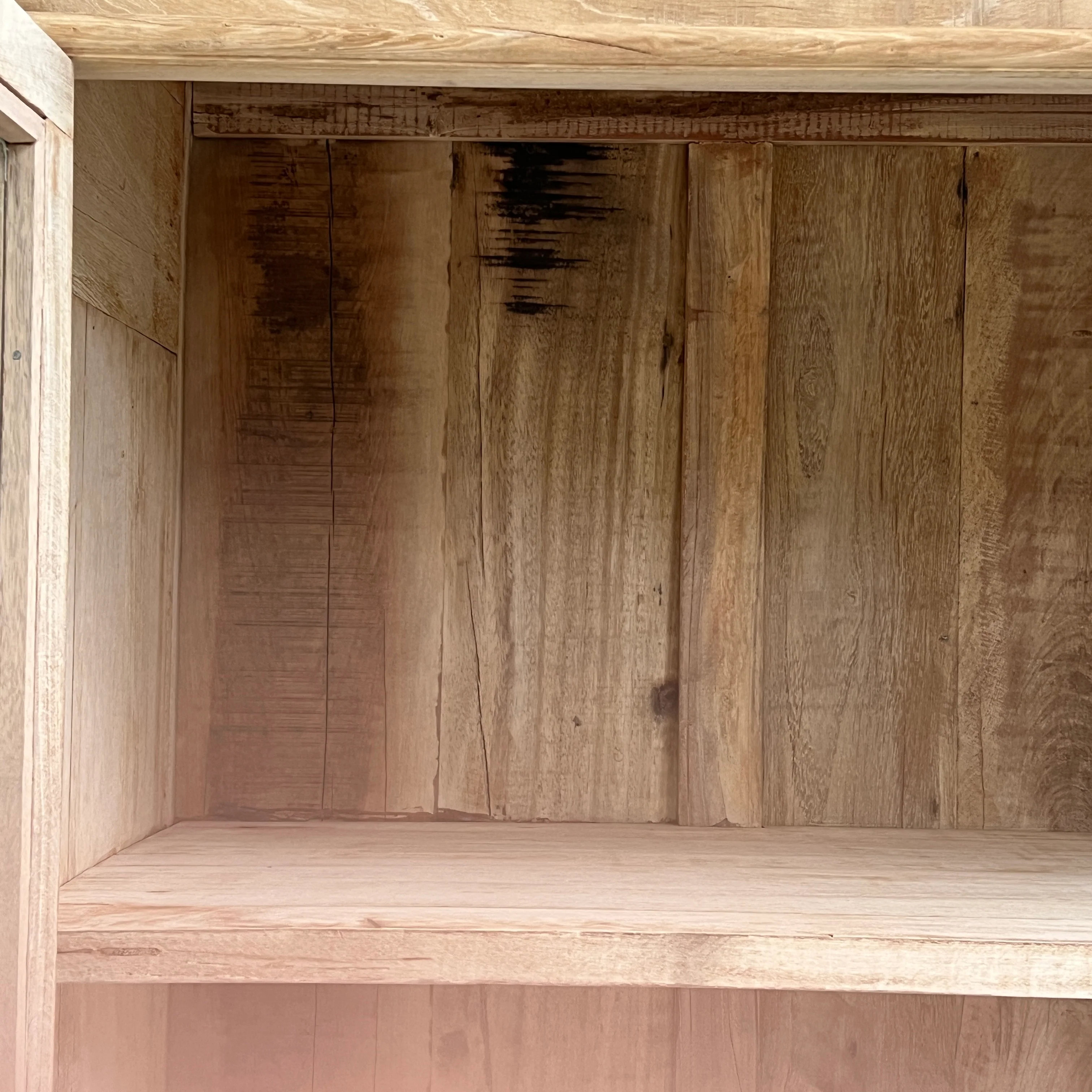 Reclaimed Wooden Glazed Cabinet | Sedilia - Image 7
