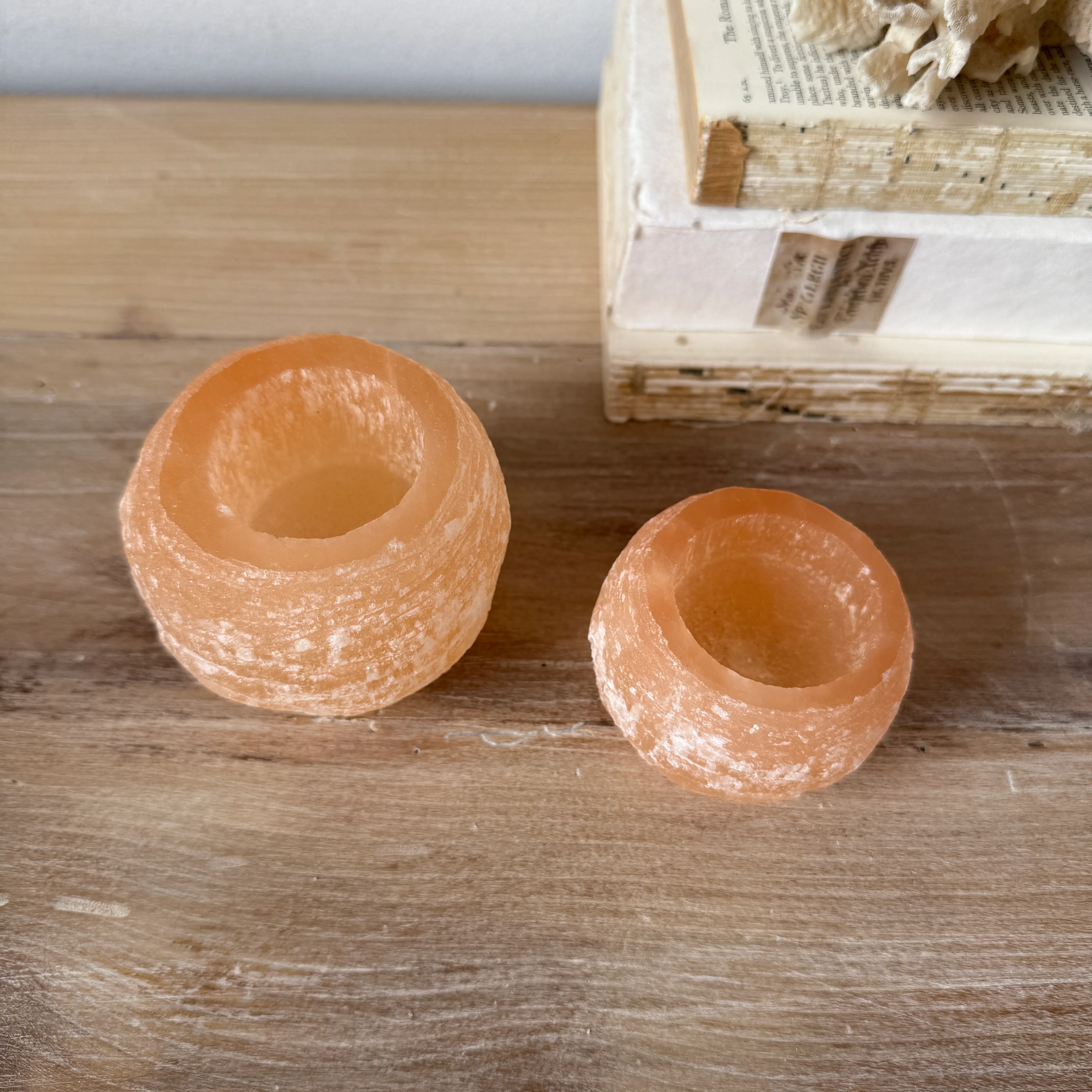 Rose Selenite Tealight Holder - Image 8