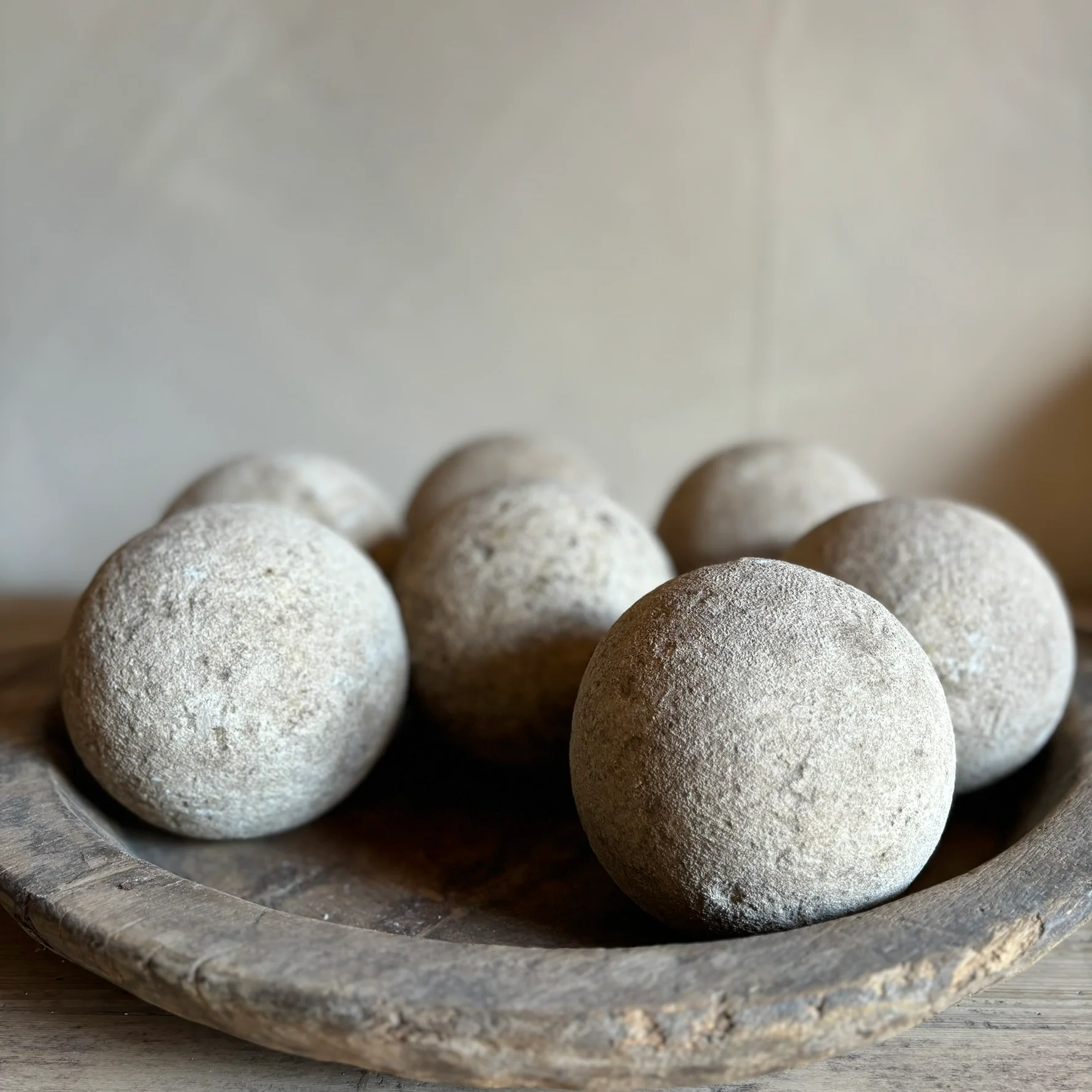 Rustic aged sandstone sphere - Image 5