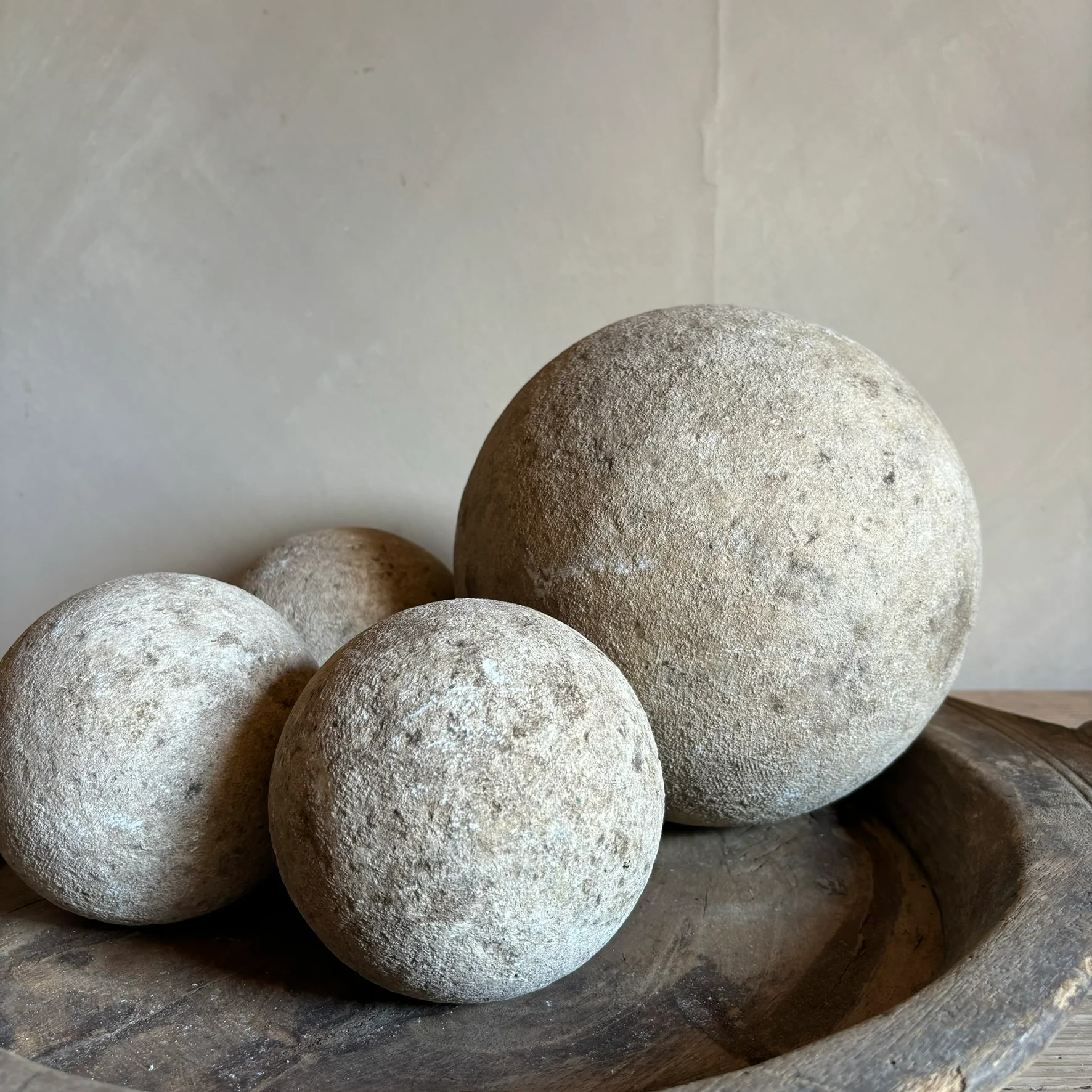 Rustic aged sandstone sphere - Image 6