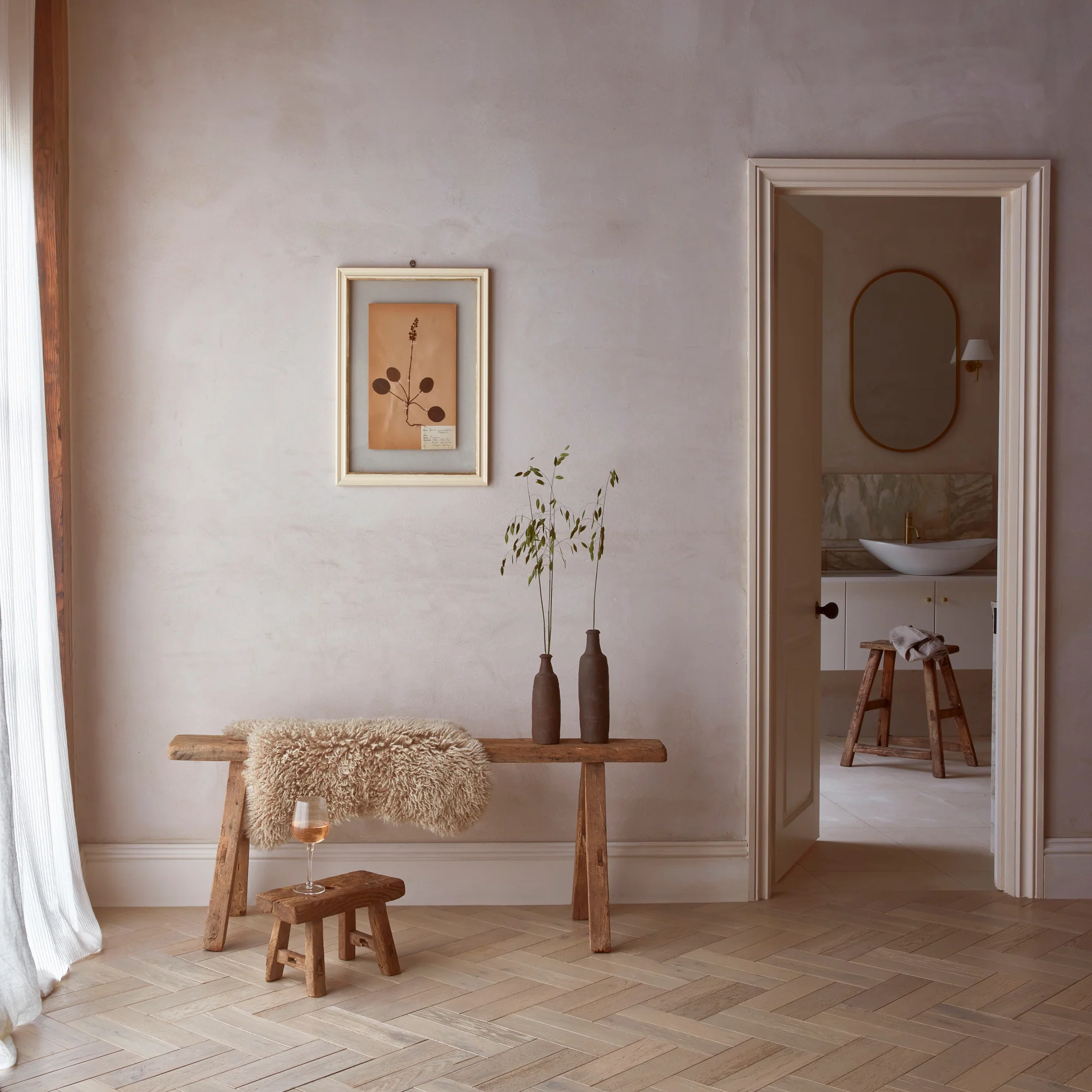 Rustic Antique mini Stool - Image 6