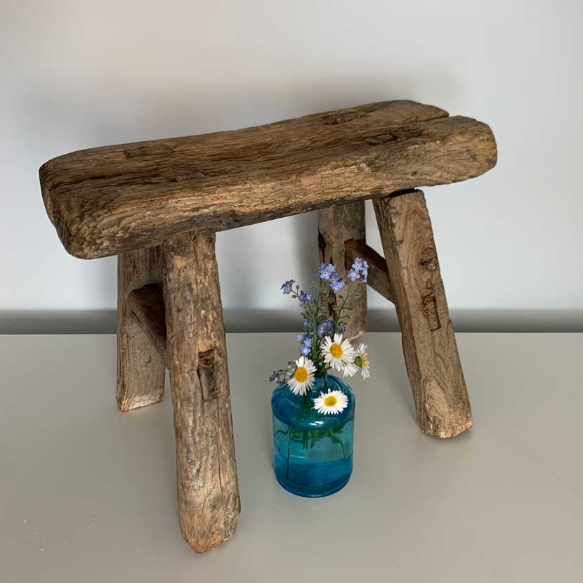 Rustic Antique mini Stool - Image 7