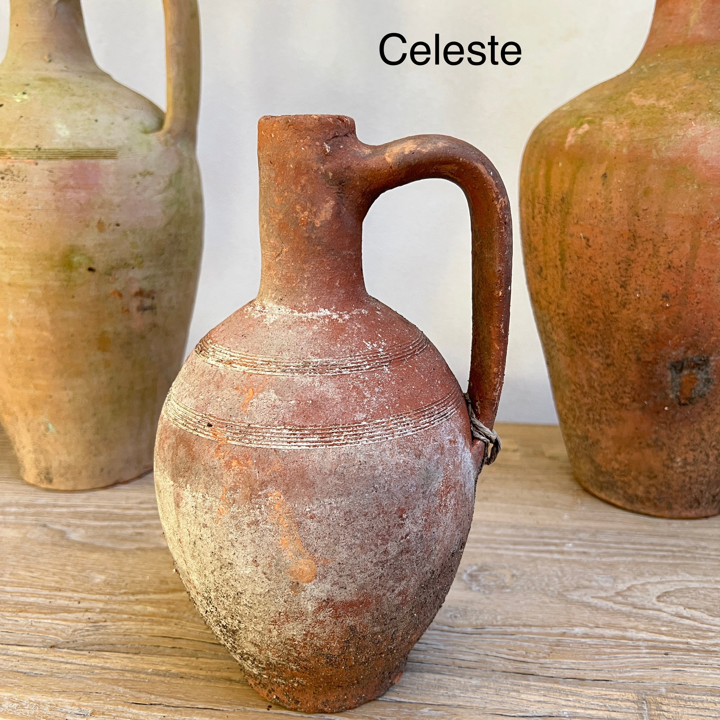 Rustic Antique Terracotta Amphoras - Image 11