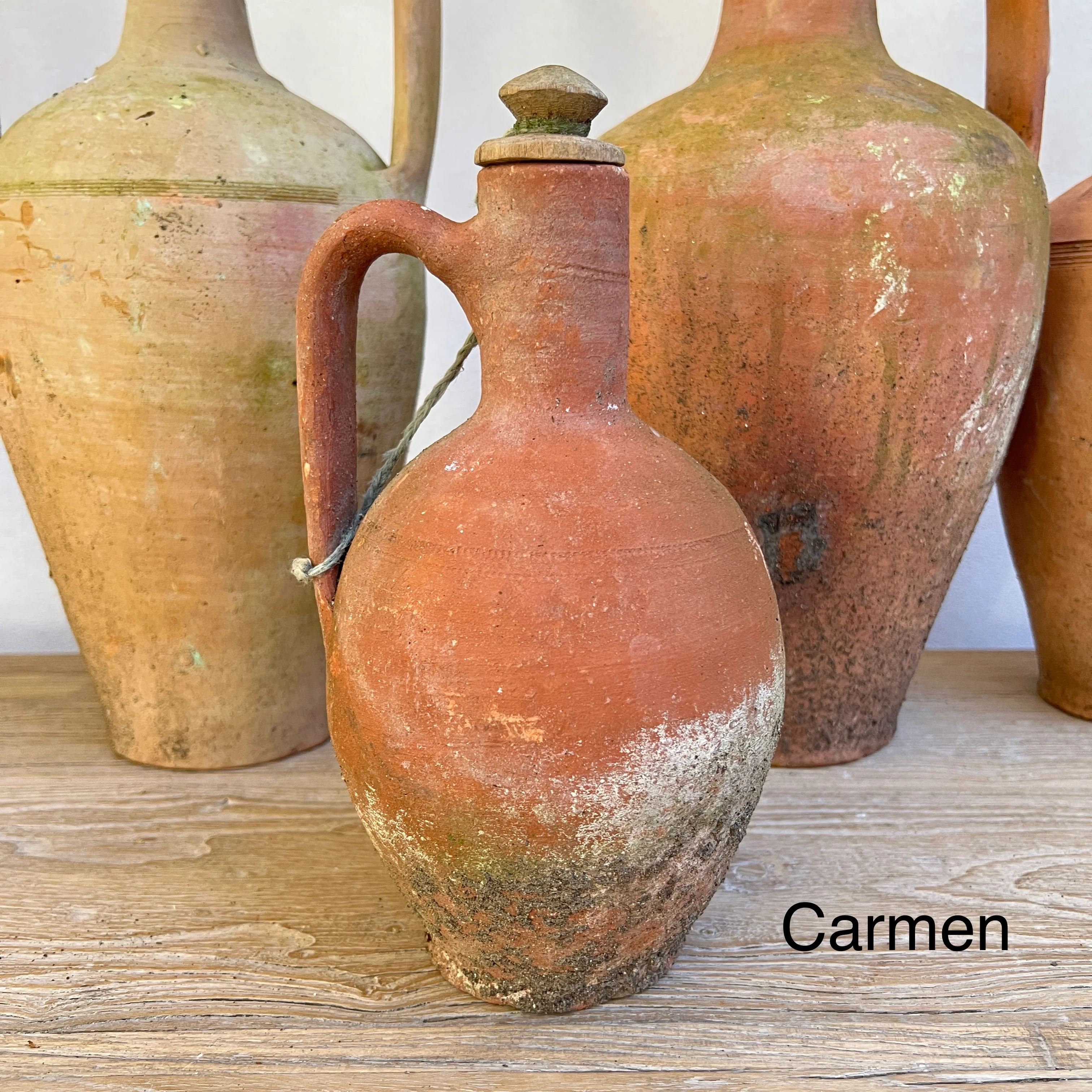 Rustic Antique Terracotta Amphoras - Image 12