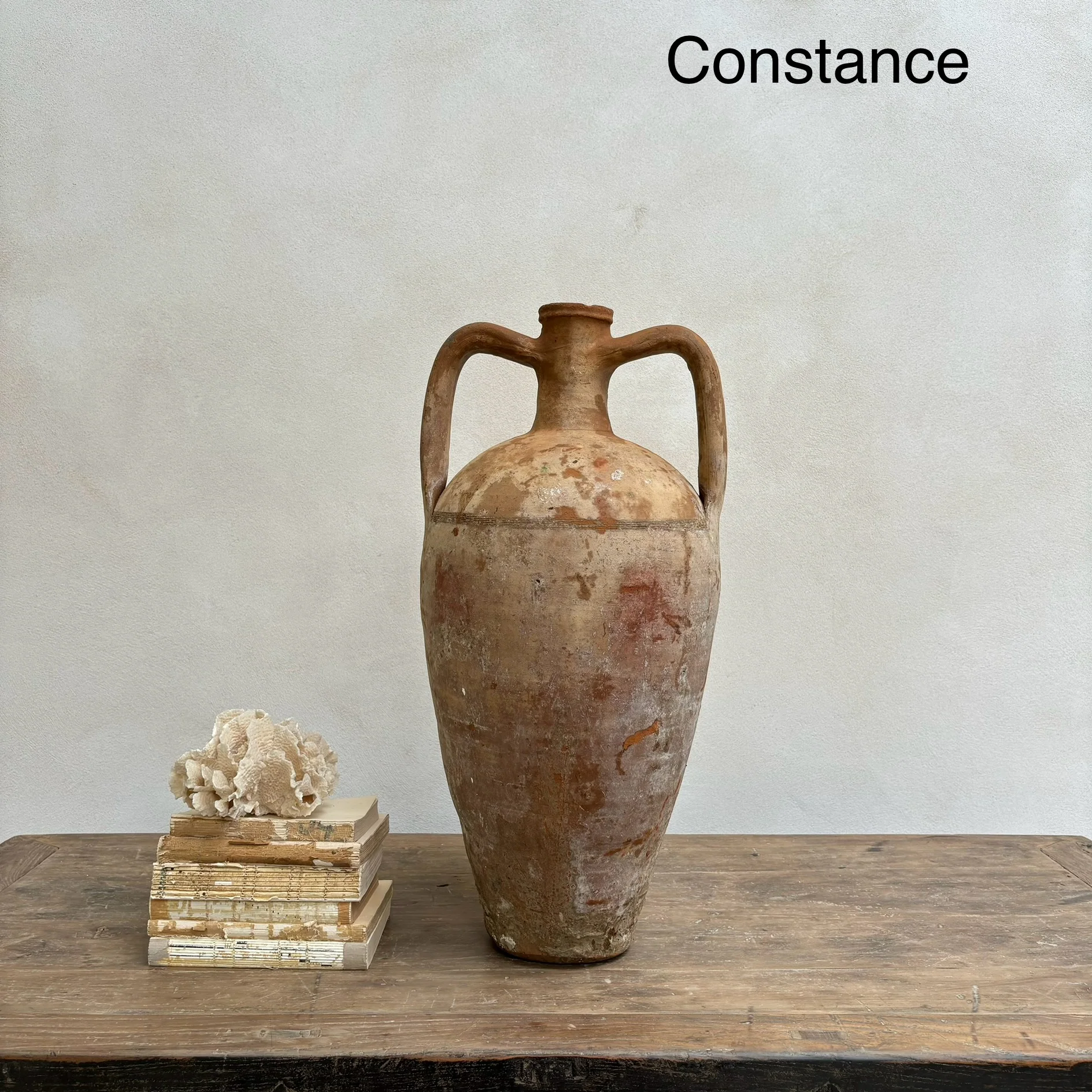 Rustic Antique Terracotta Amphoras - Image 3
