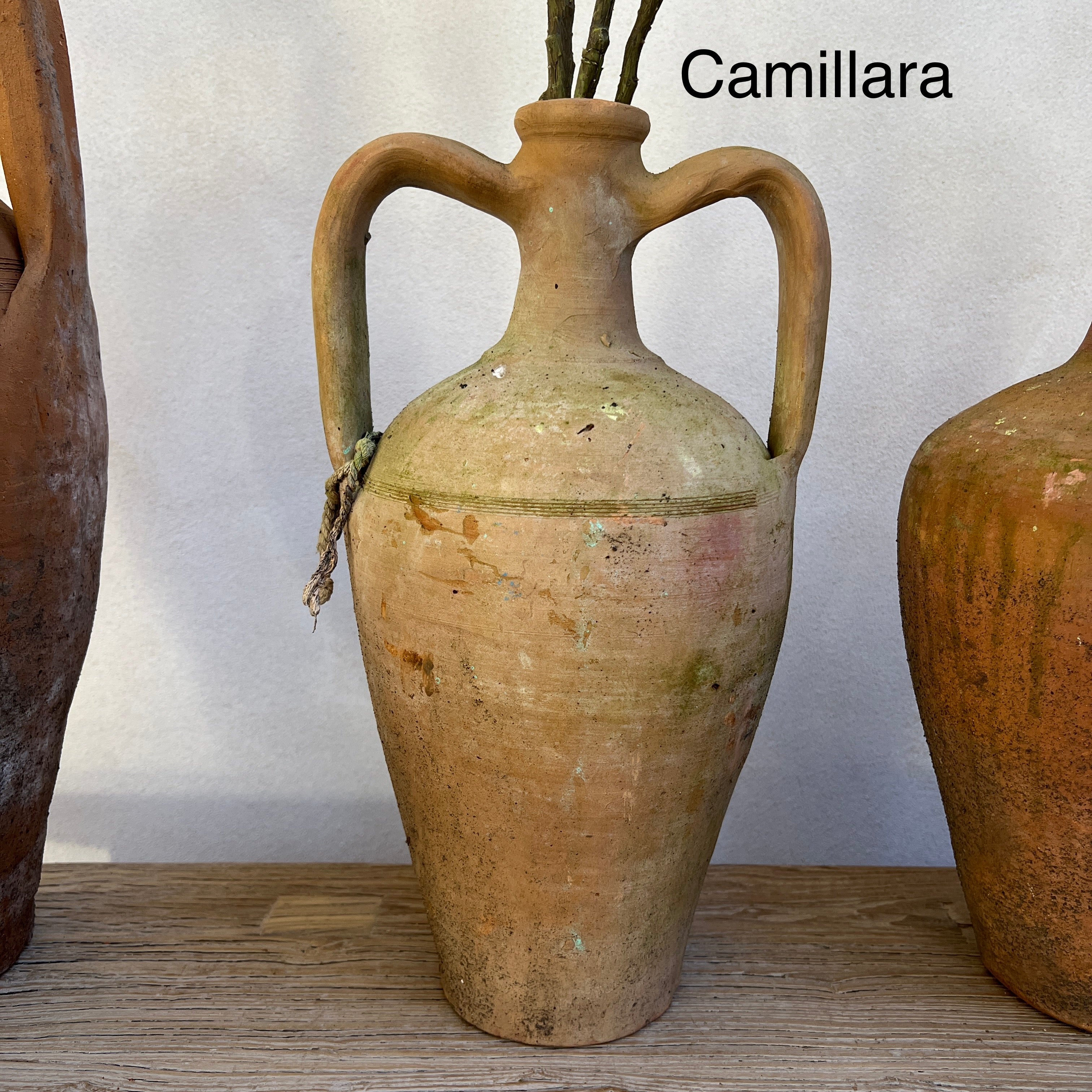 Rustic Antique Terracotta Amphoras - Image 5