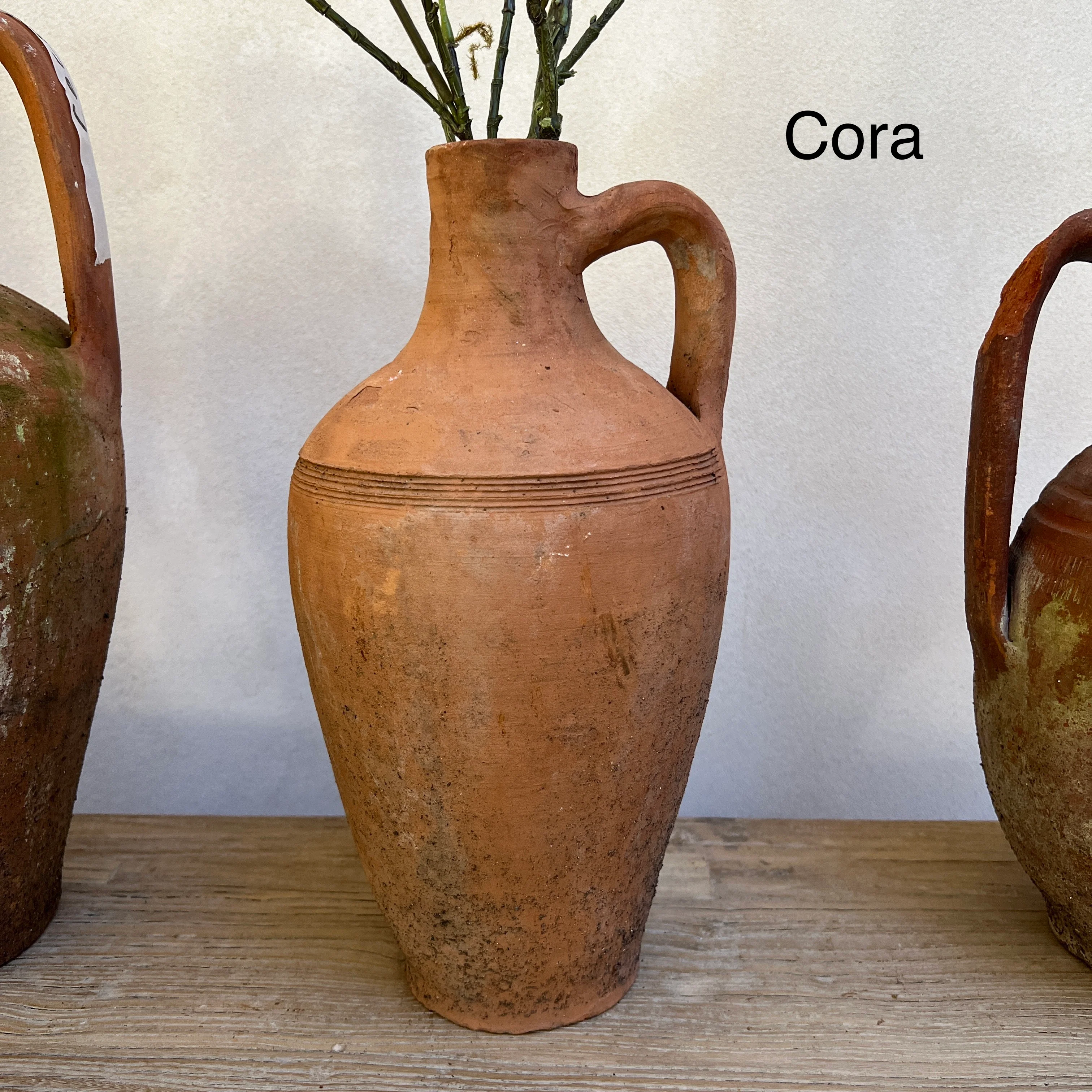 Rustic Antique Terracotta Amphoras - Image 8