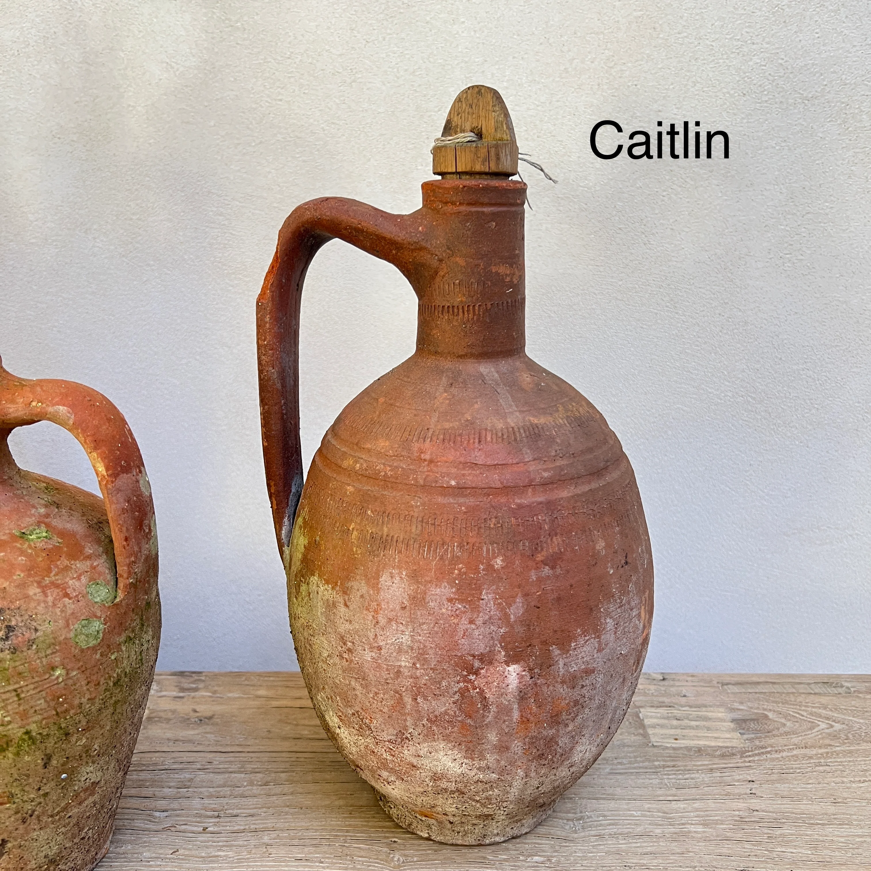 Rustic Antique Terracotta Amphoras - Image 9