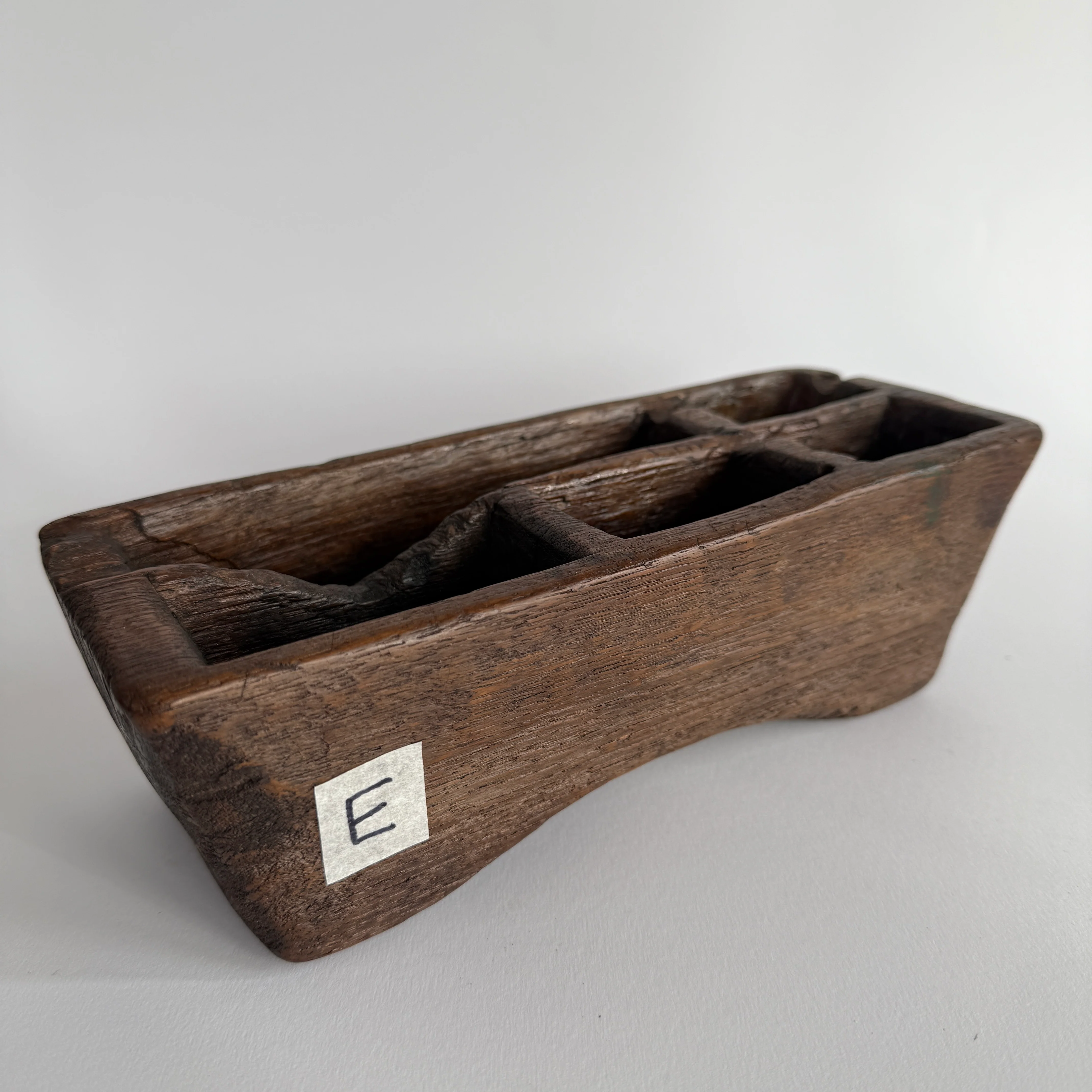 Rustic Antique Wooden Spice Tray - Image 10