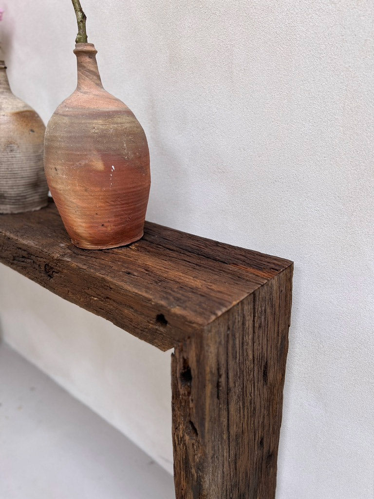 Rustic Barn Oak Console - Image 5