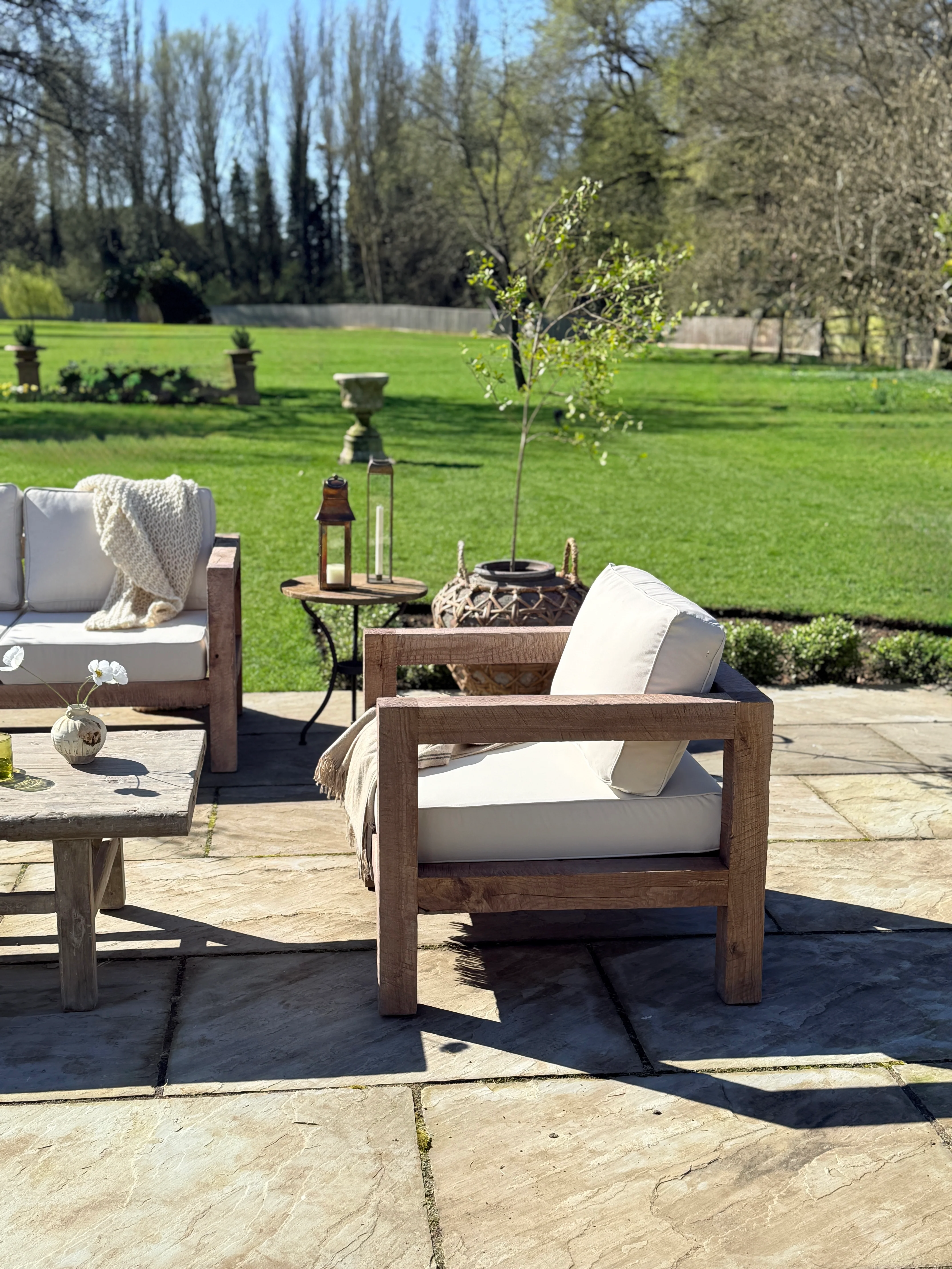 Rustic Wood Outdoor Seating - Image 10