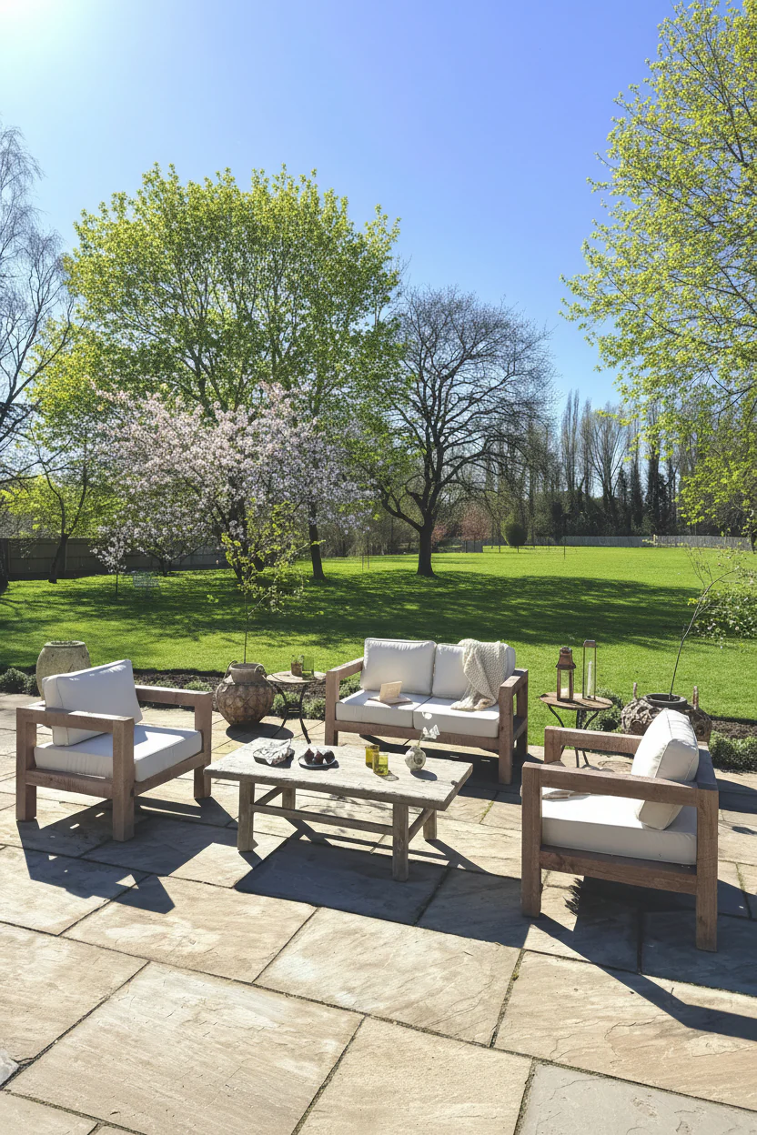 Rustic Wood Outdoor Seating - Image 11