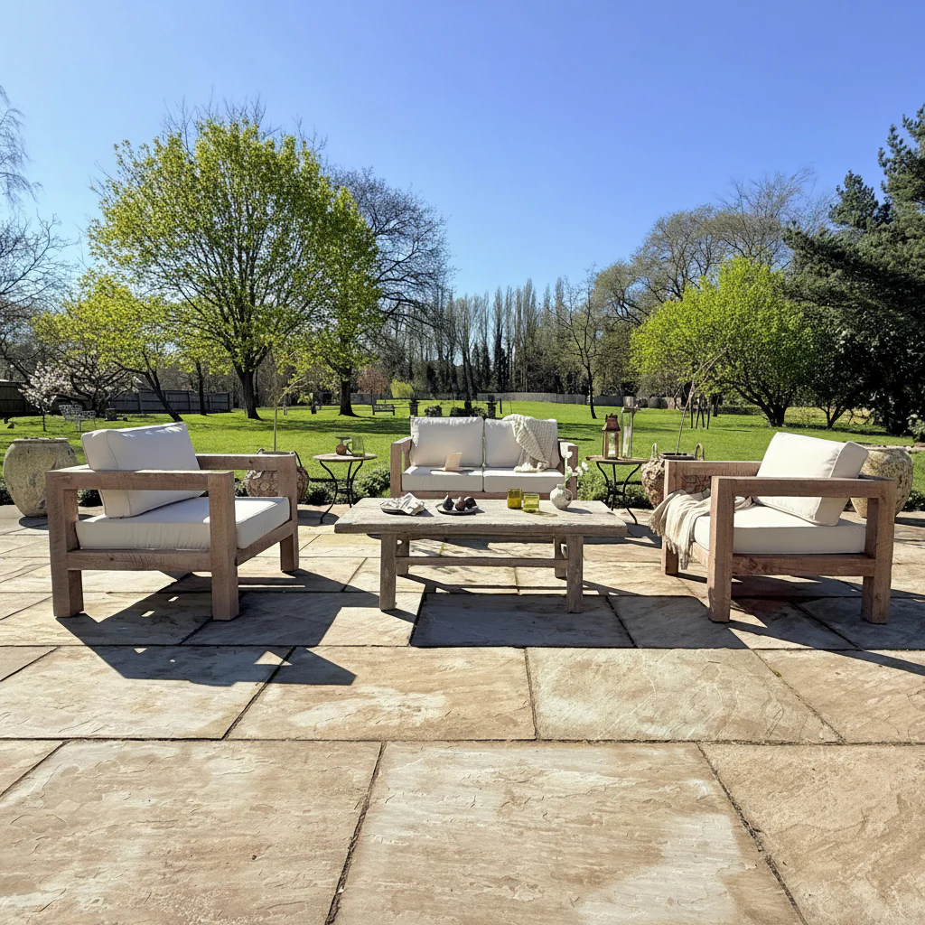 Rustic Wood Outdoor Seating - Image 14