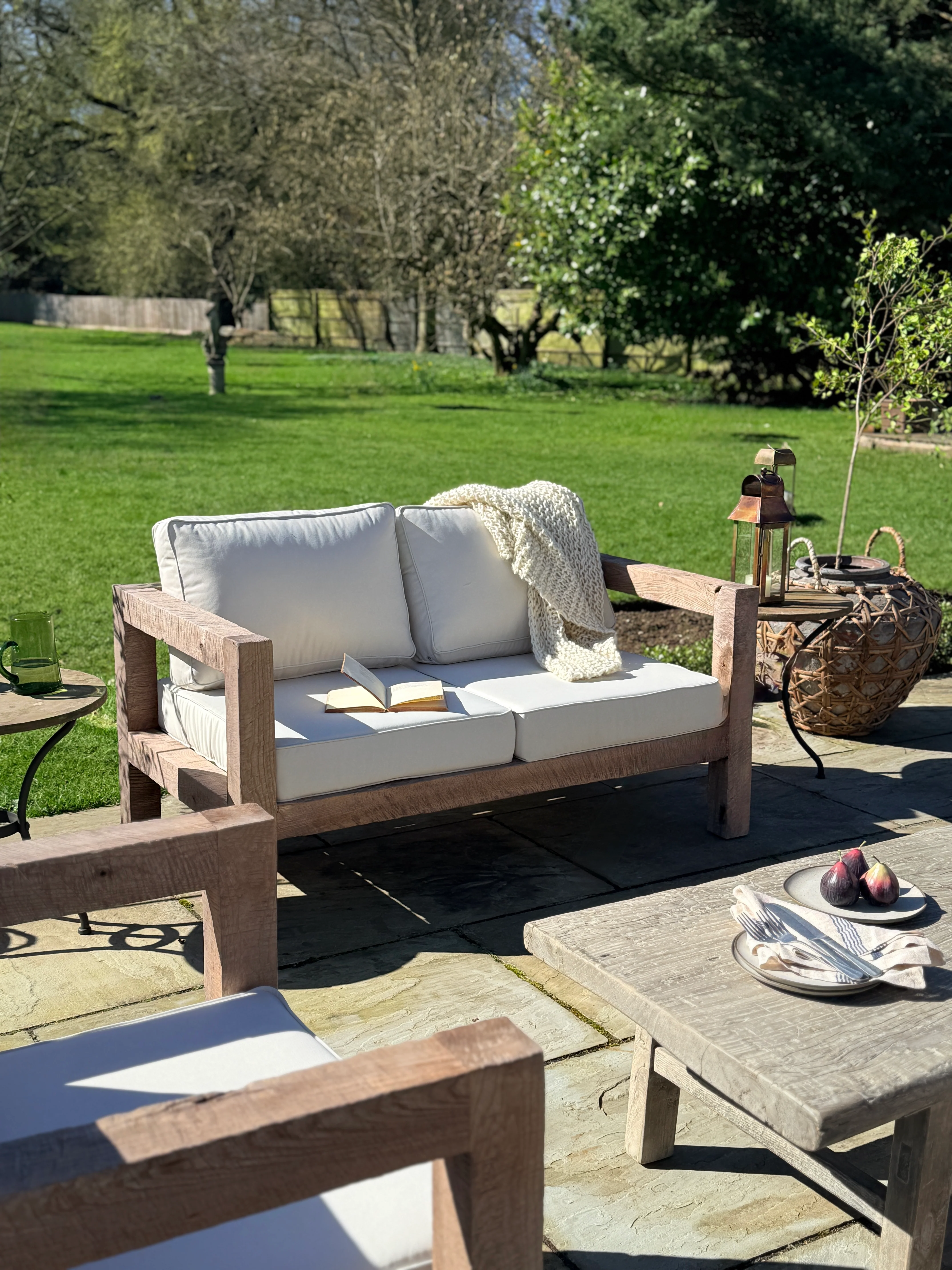 Rustic Wood Outdoor Seating - Image 3