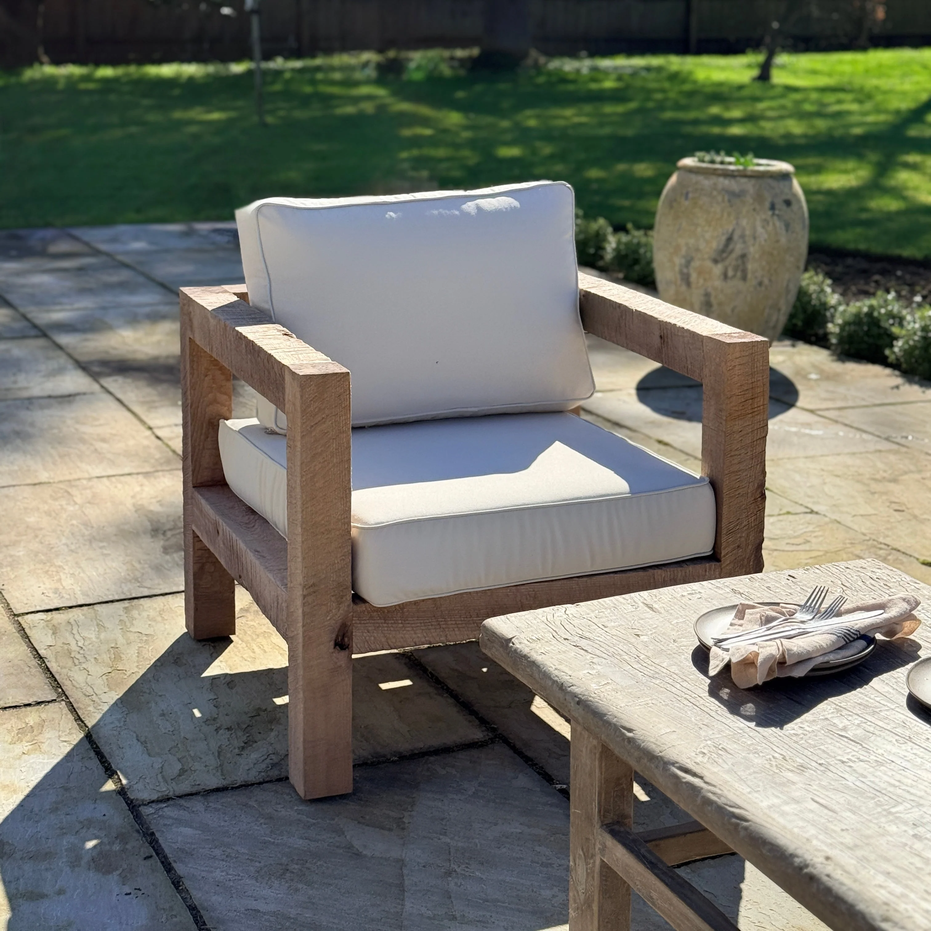 Rustic Wood Outdoor Seating - Image 8