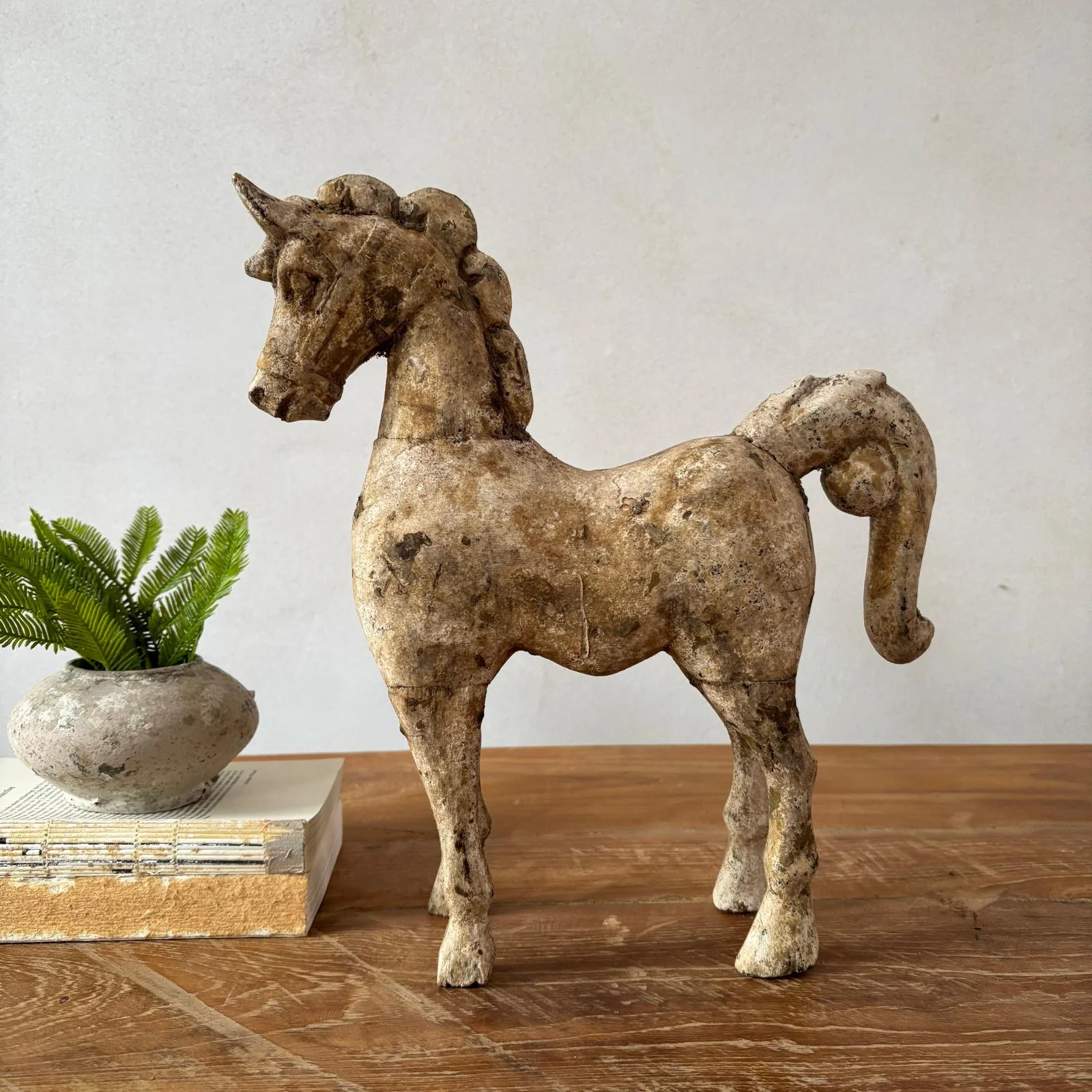 Rustic Primitive Wooden Horse | Atlas - Image 3