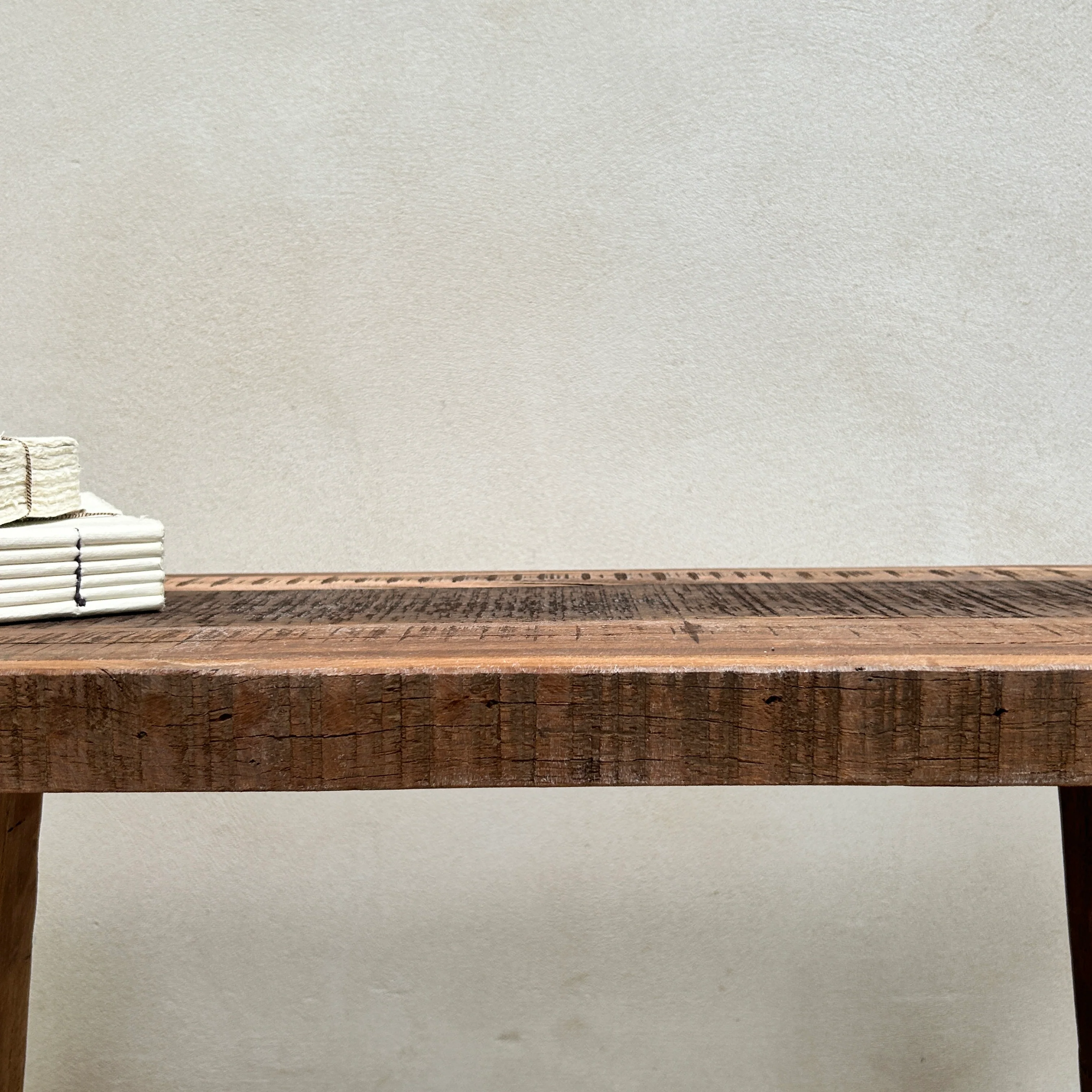 Rustic Reclaimed wood Utility Bench Cornwall - Image 7