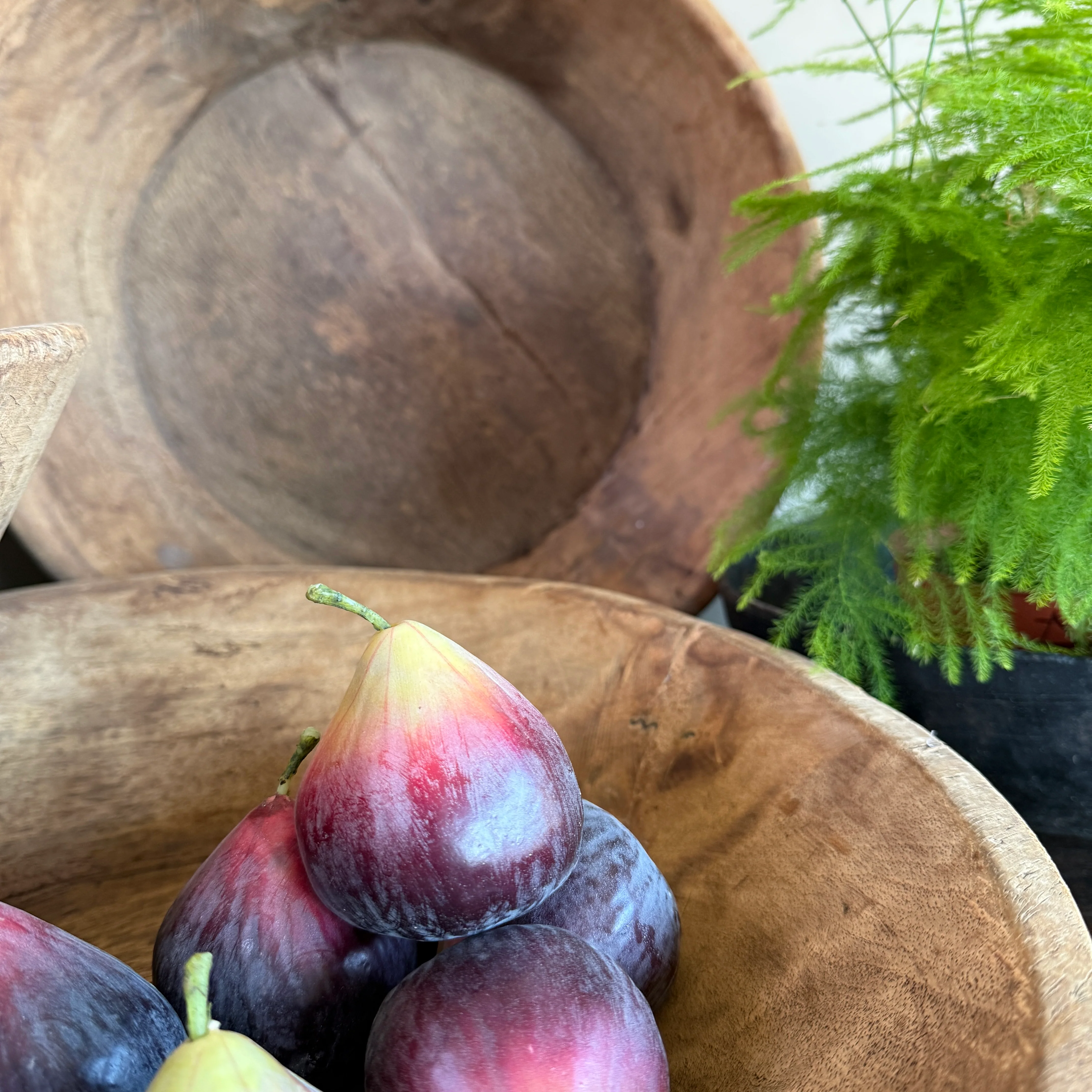 Rustic Vintage Wooden Bowl - Image 4