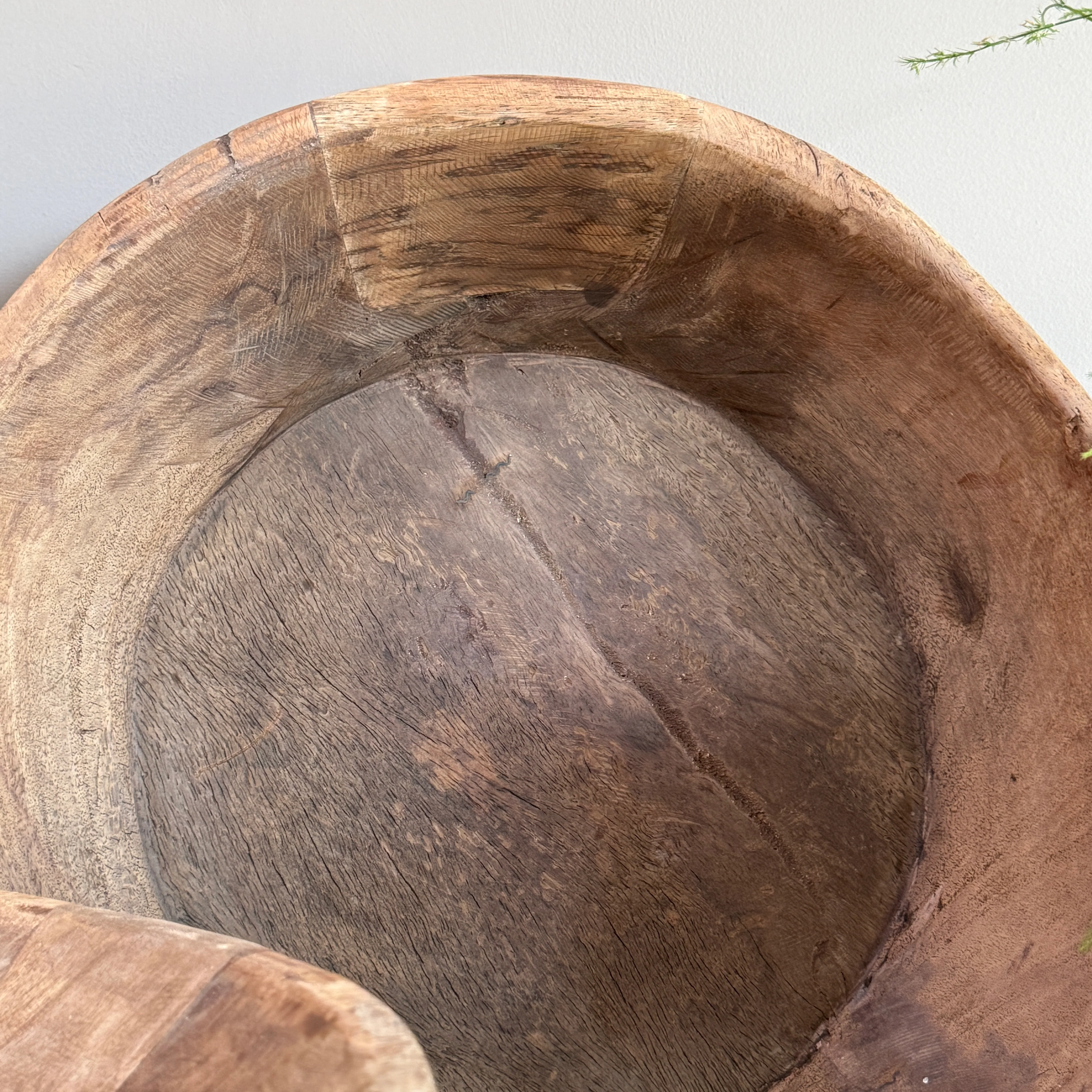 Rustic Vintage Wooden Bowl - Image 6