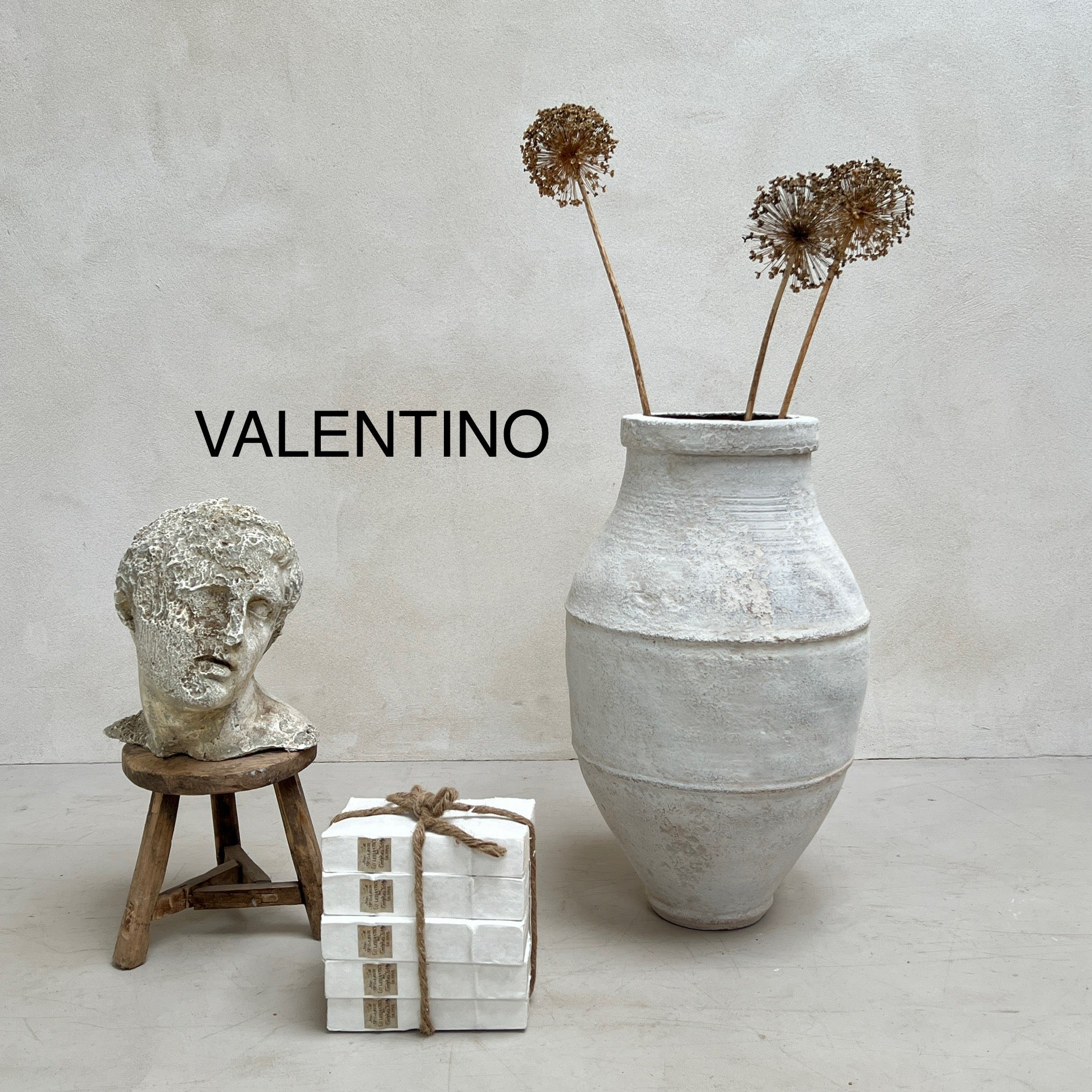 Rustic White Medium Urns - Image 4