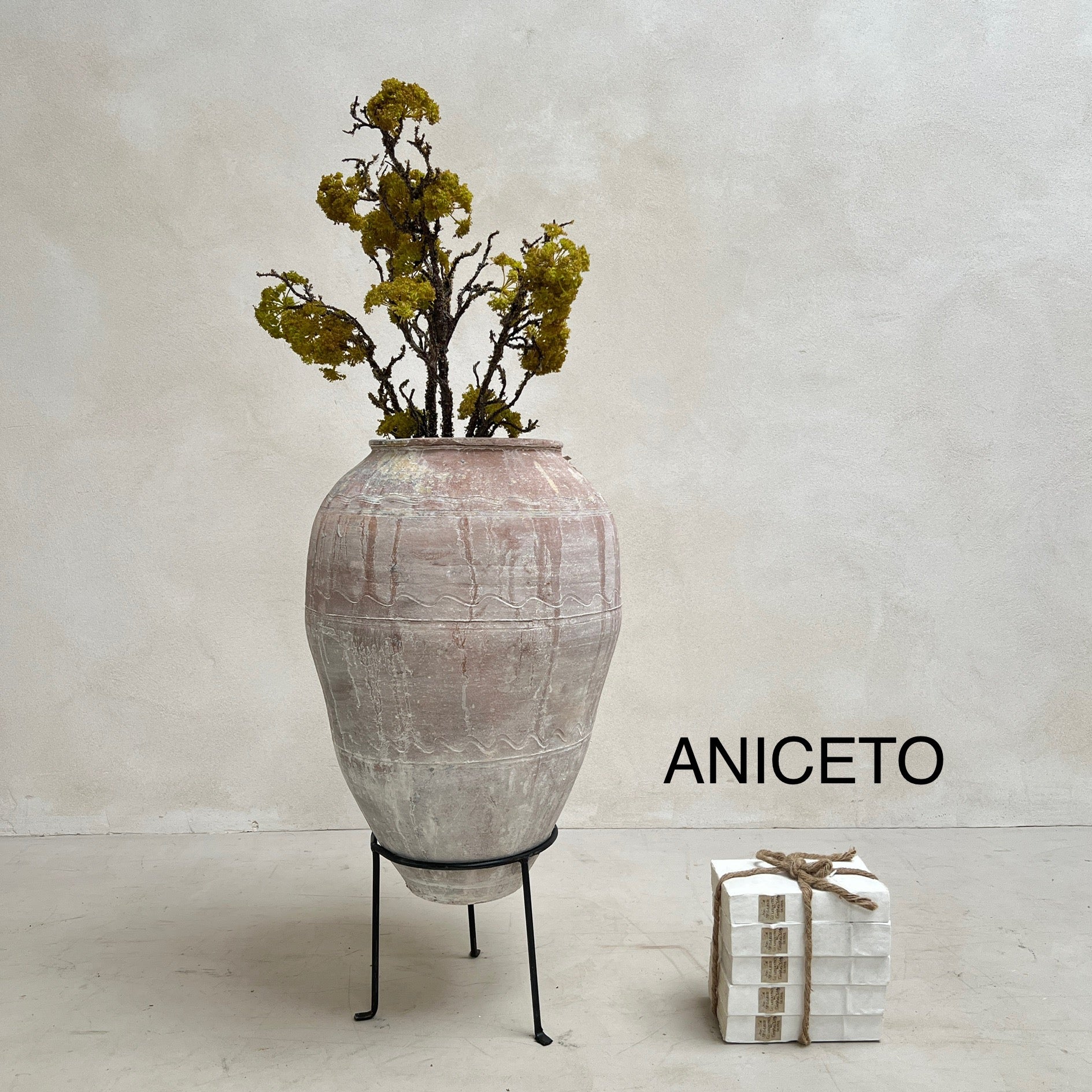 Rustic White Medium Urns - Image 6