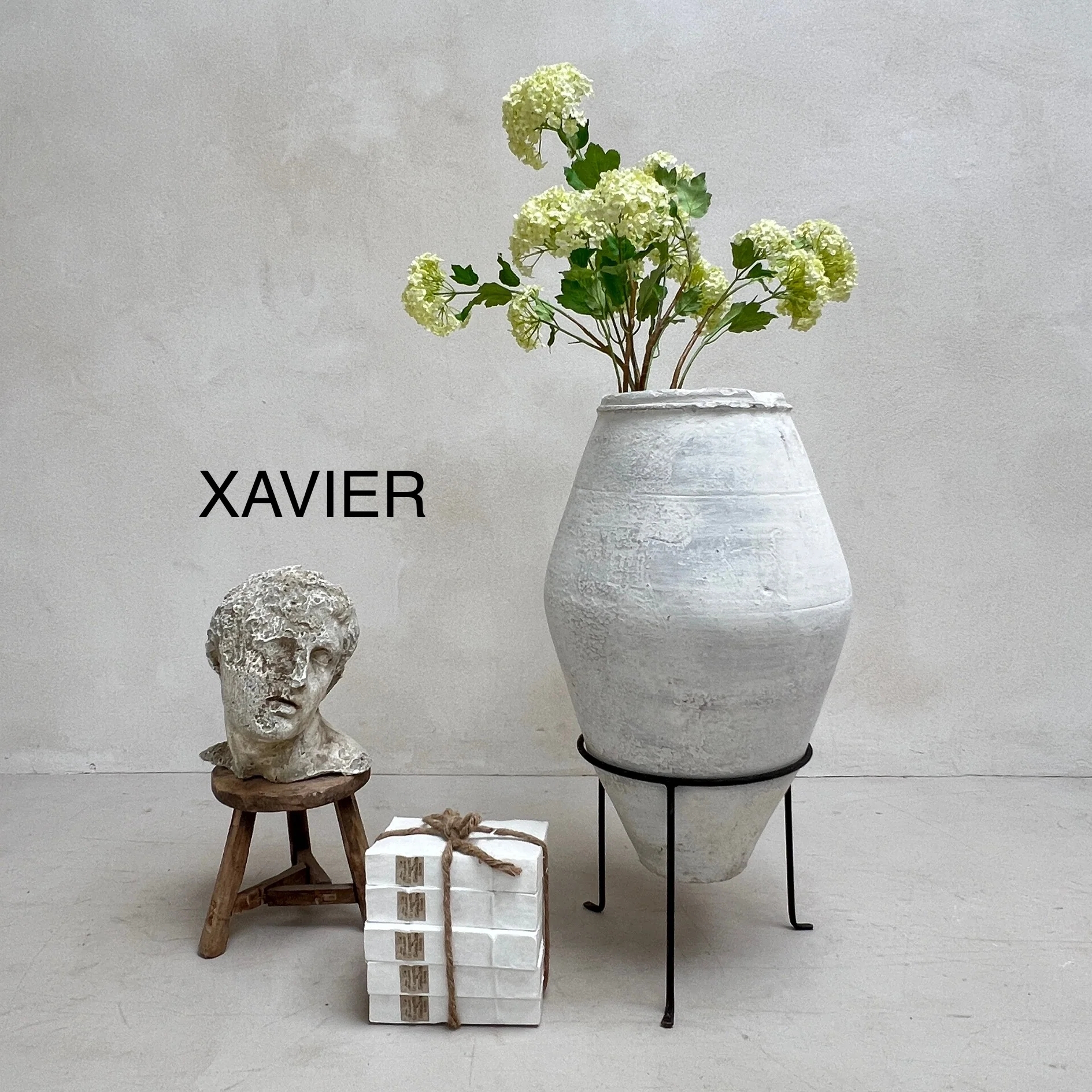 Rustic White Medium Urns - Image 9