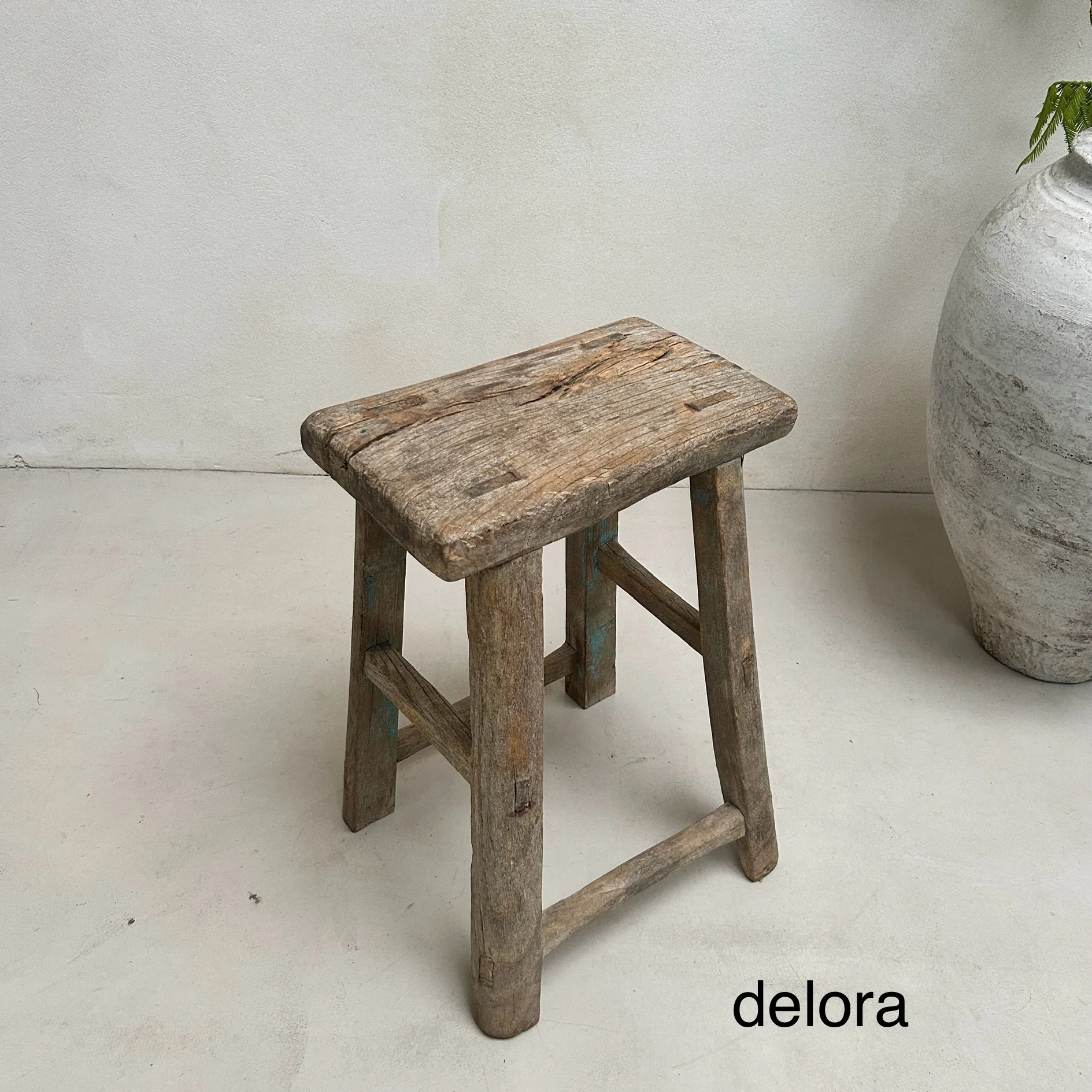Rustic Wood Antique Stool (select from photo) - Image 10