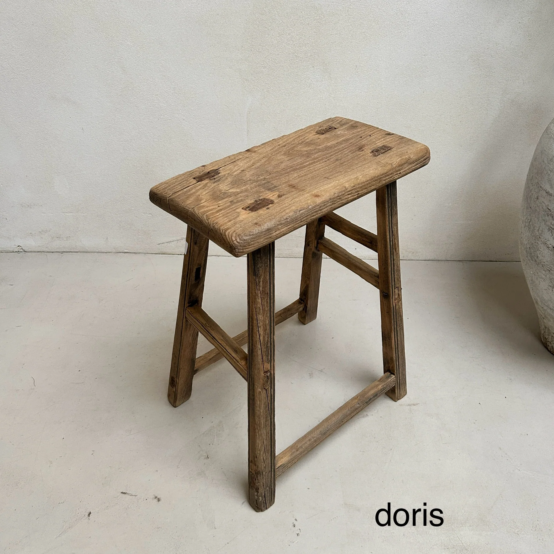Rustic Wood Antique Stool (select from photo) - Image 8
