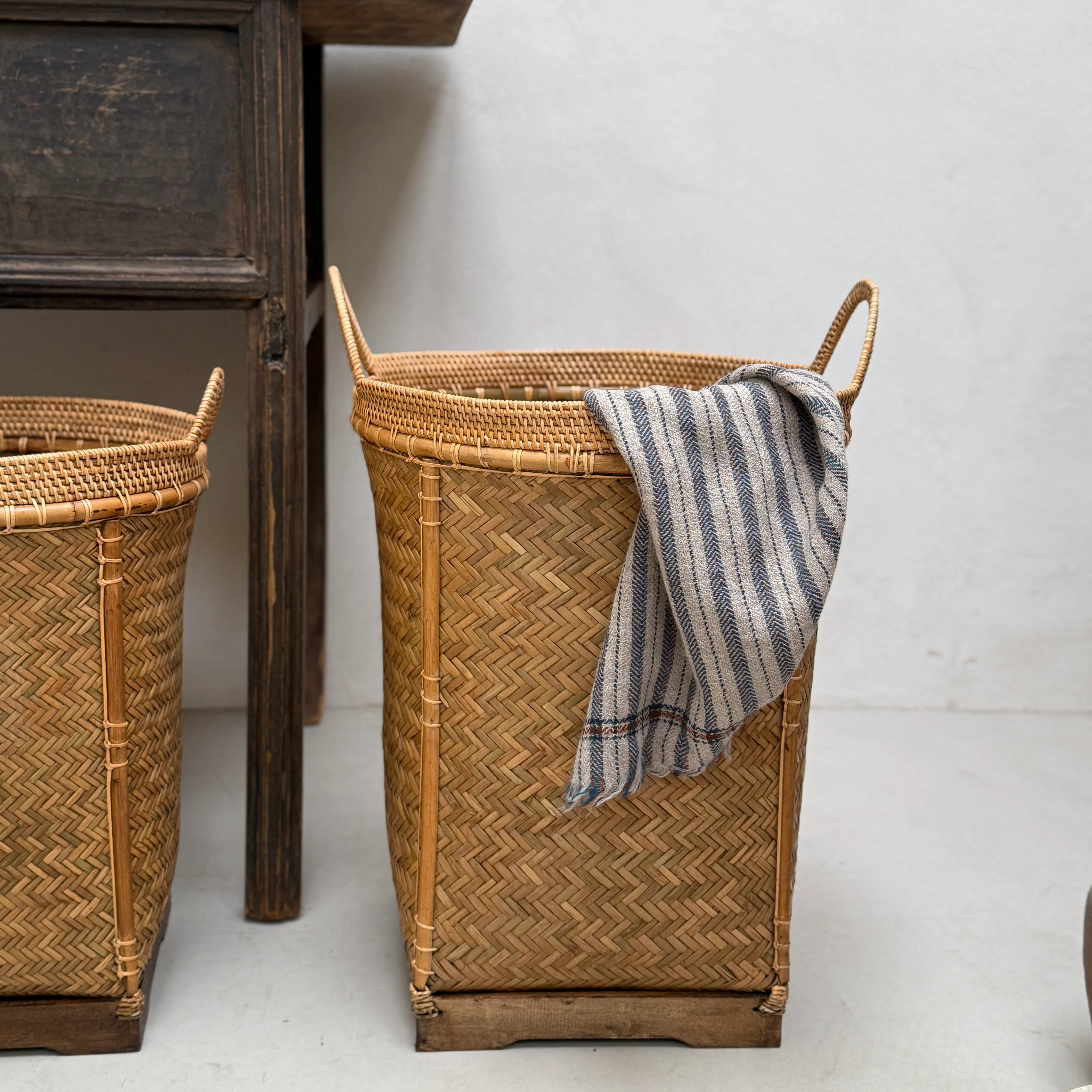 Rustic Woven Bamboo Basket | Lombok - Image 5