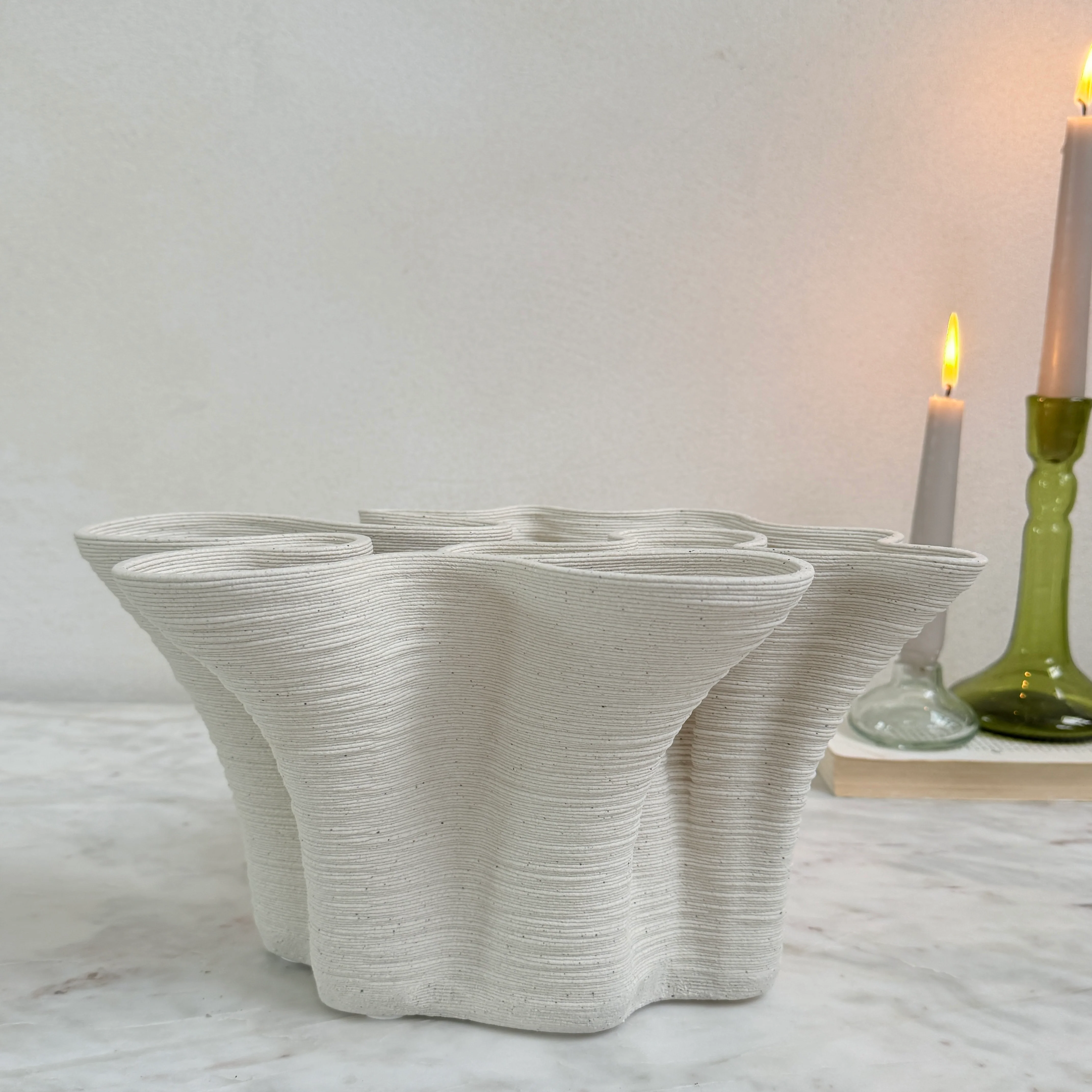 Sculptural Wave Vase - Image 4