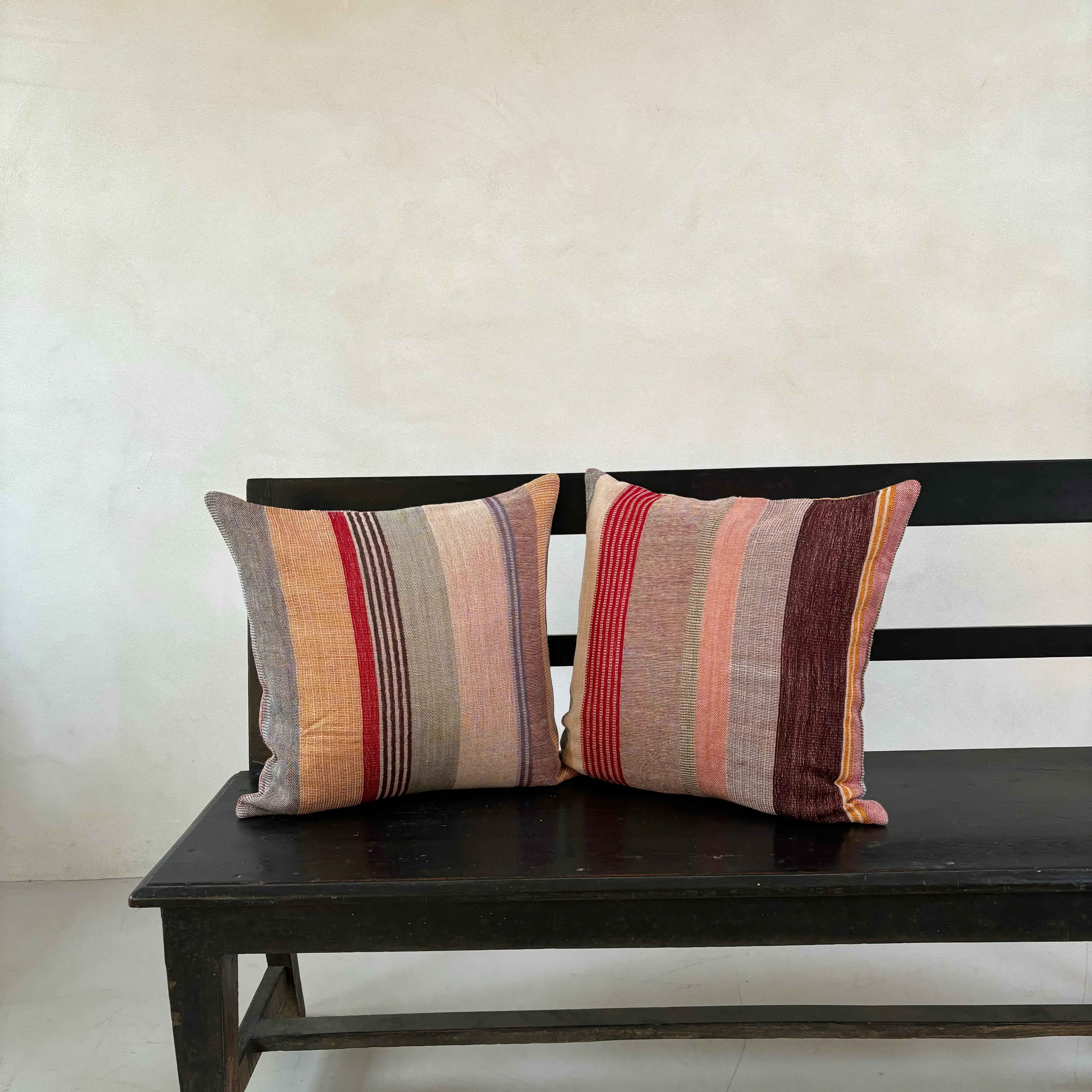 Silk and Wool Cushion 50 x 50cm | Autumn - Image 3